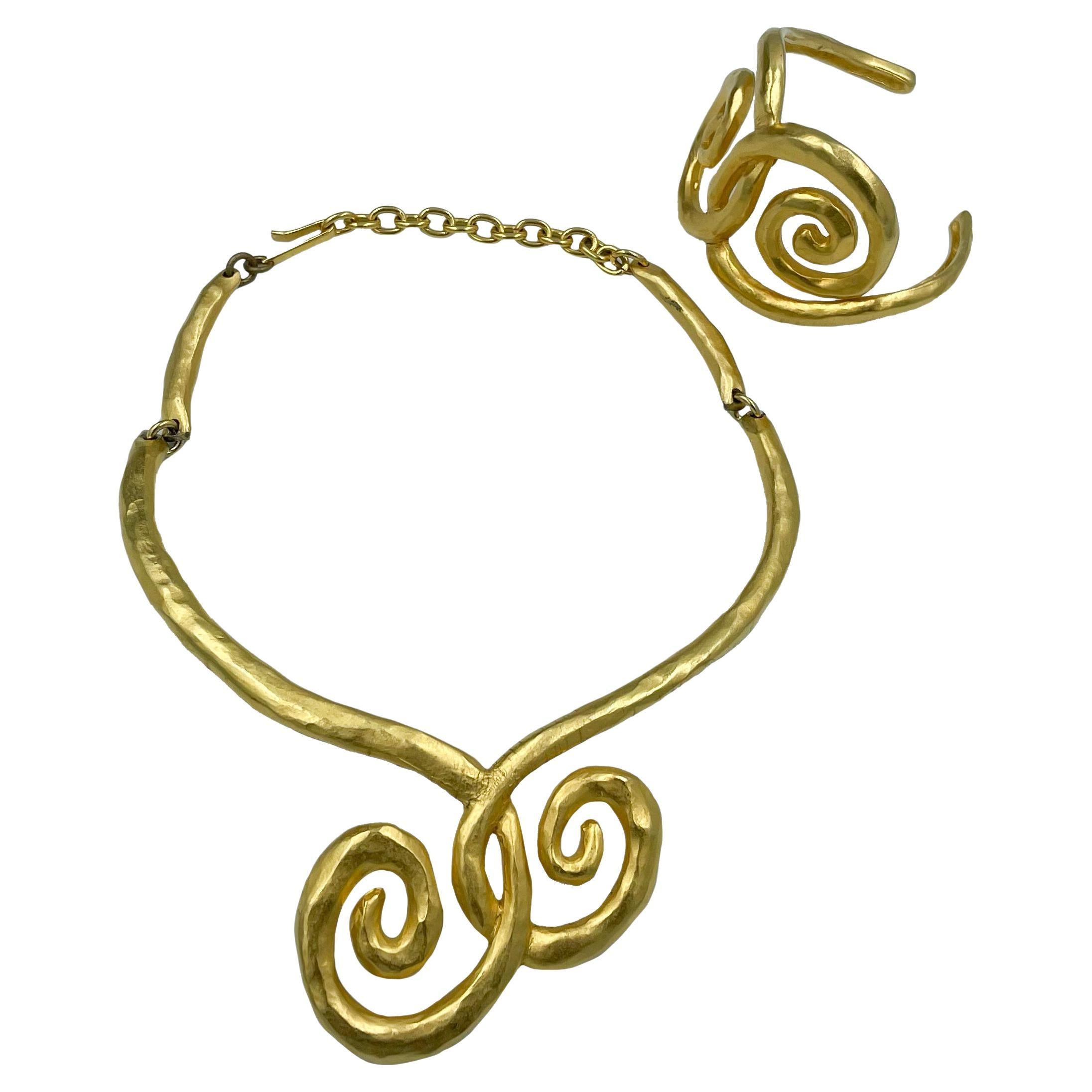 Edouard Rambaud Vintage Necklace and Bracelet Set