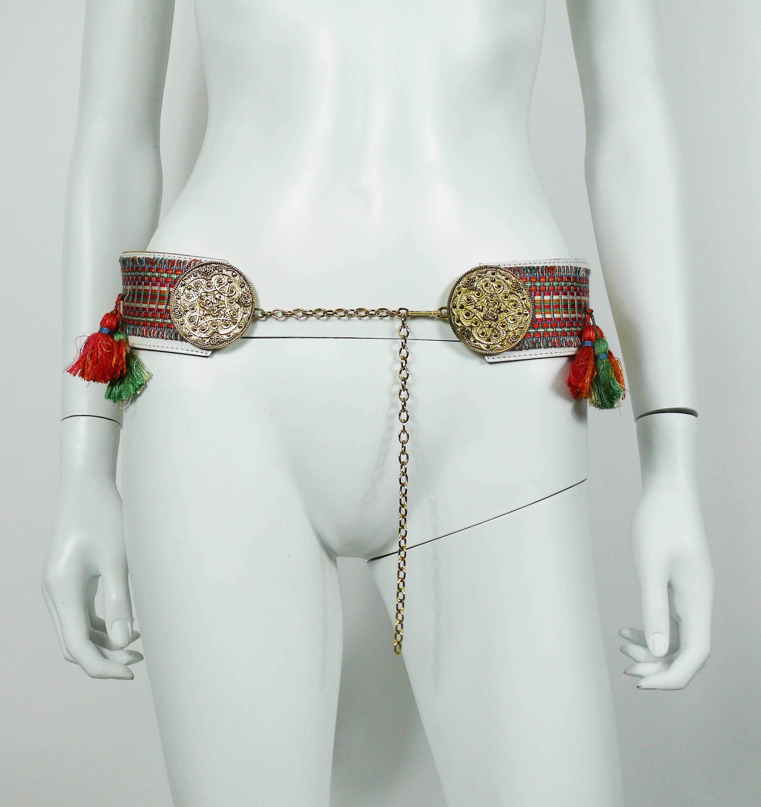 Edouard Rambaud Vintage Oriental Belt For Sale 5