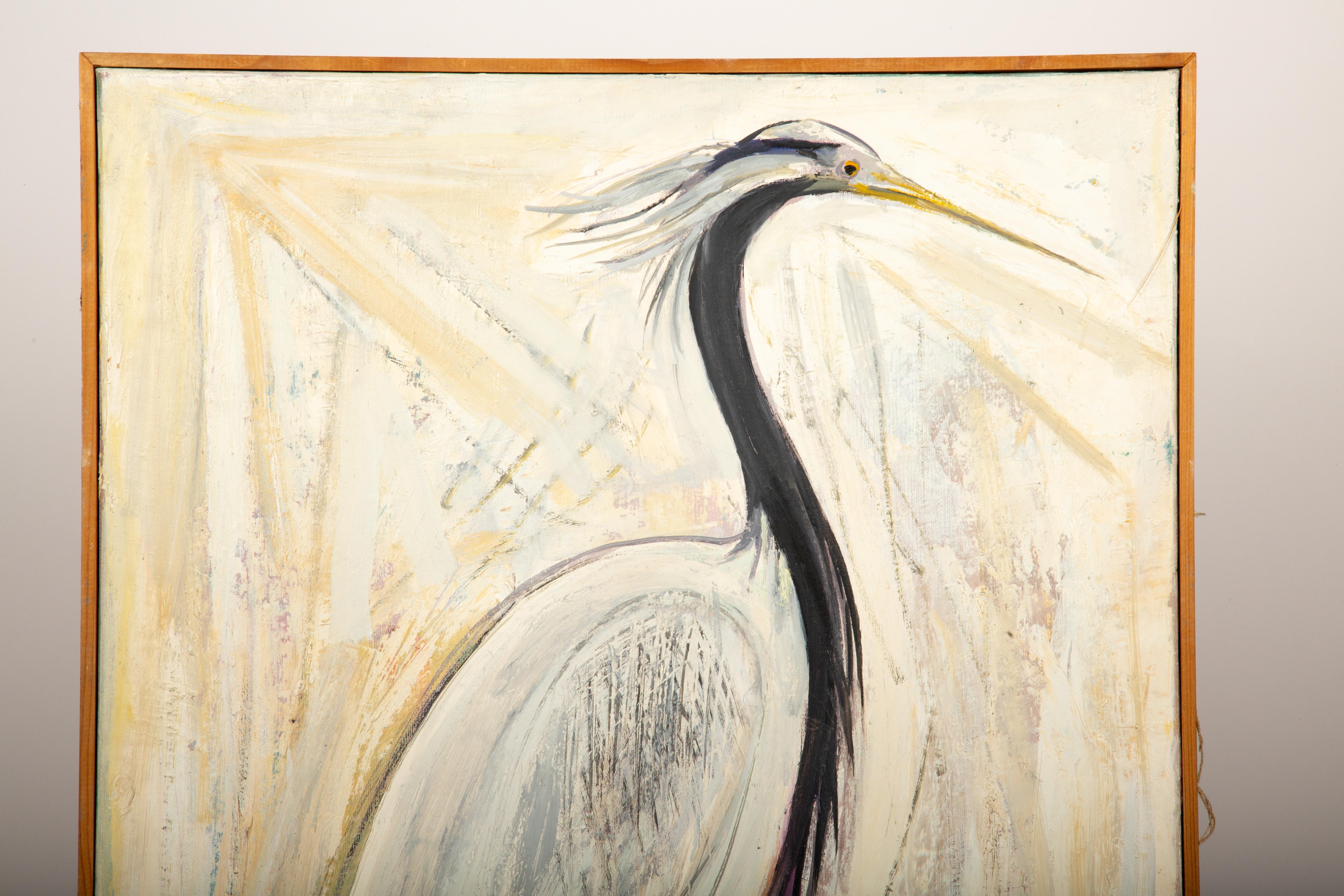 French Édouard Righetti – Le Héron, 1999 For Sale