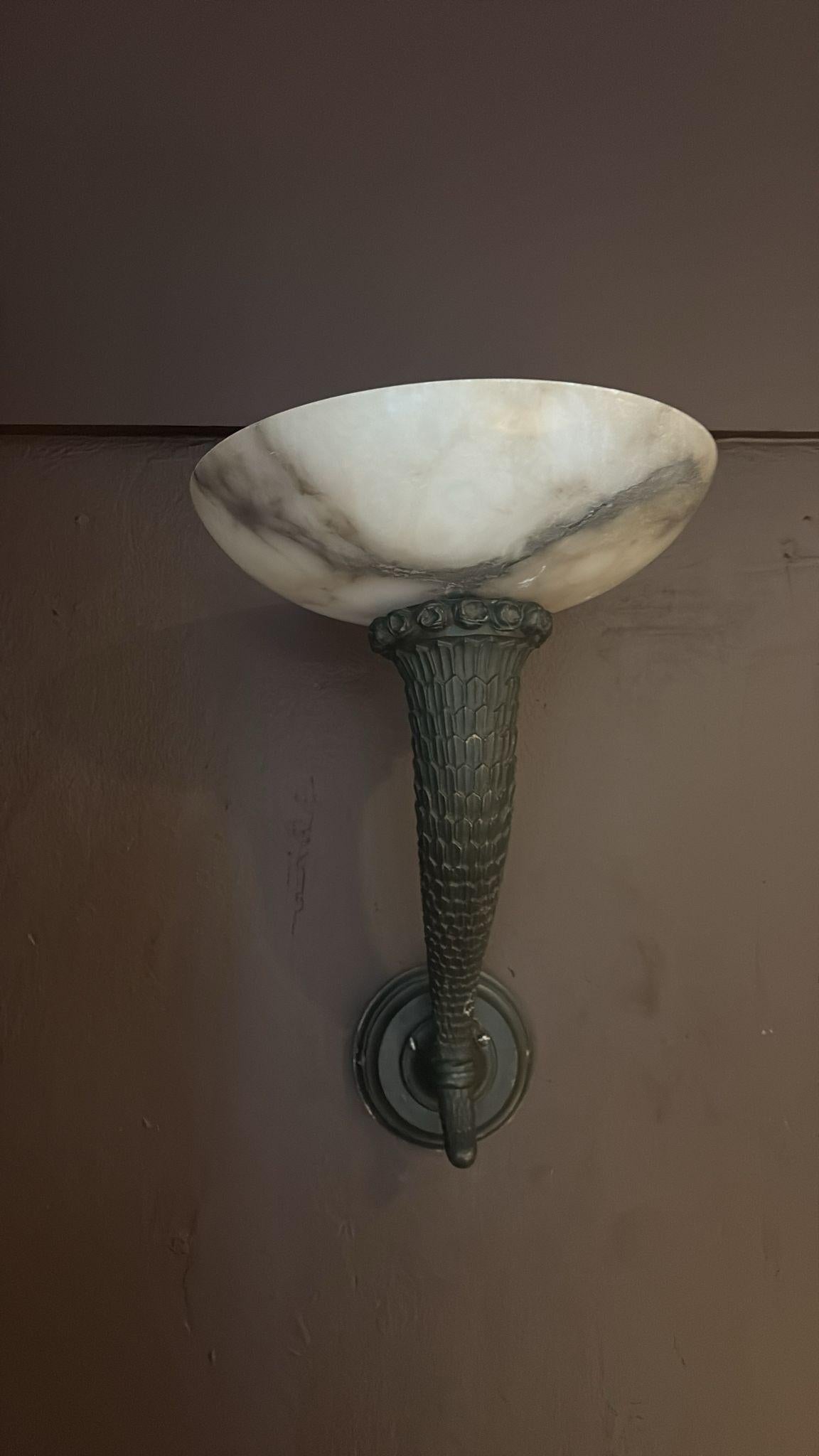 Art Deco Edouard Schenck Wall Sconces For Sale