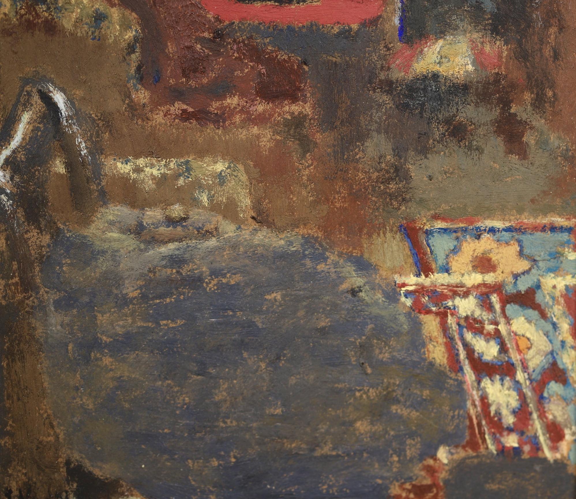 Interieur a la fenetre ouverte - Postimpressionistisches Ölgemälde von Edouard Vuillard im Angebot 9