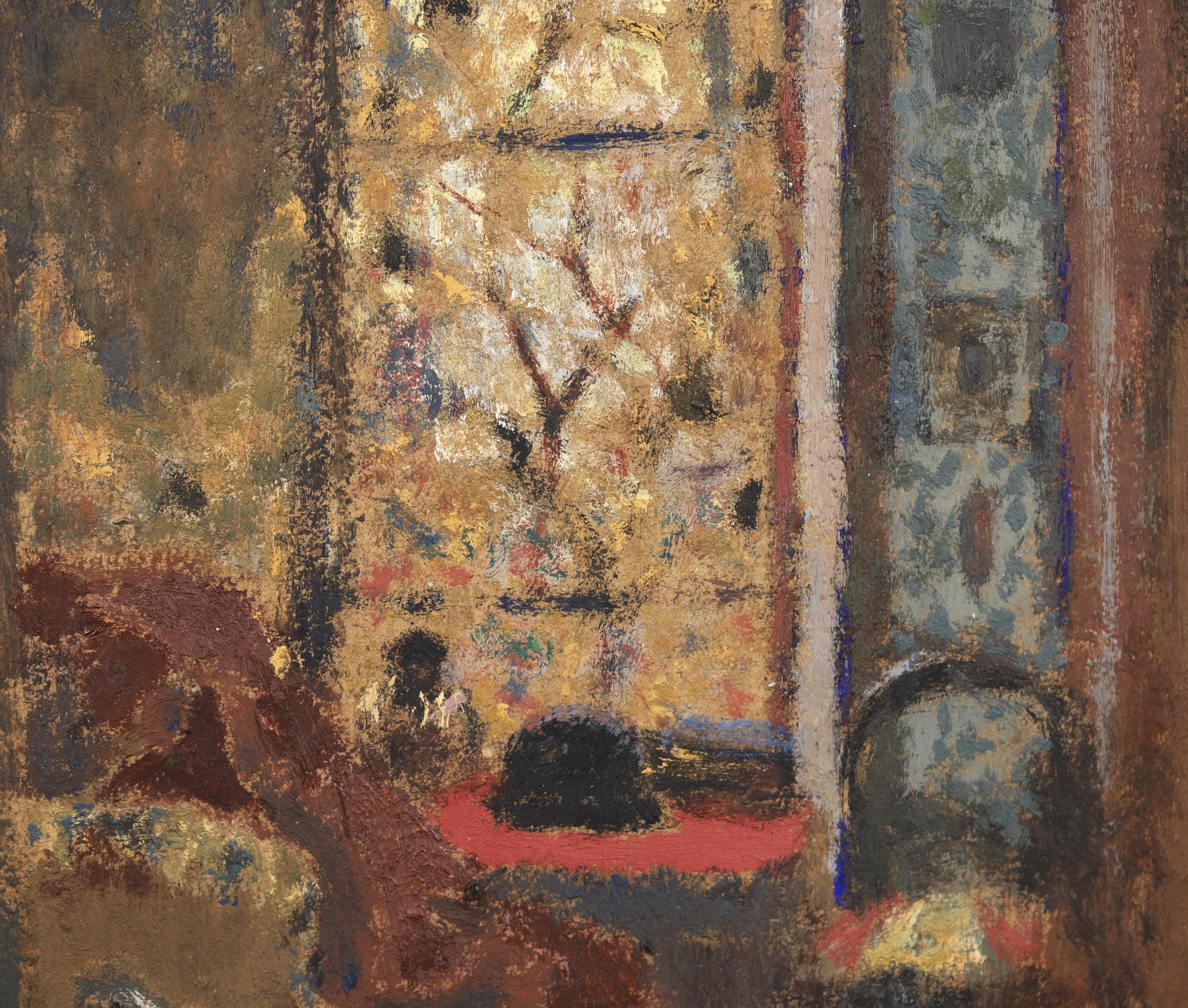 Interieur a la fenetre ouverte - Postimpressionistisches Ölgemälde von Edouard Vuillard im Angebot 3