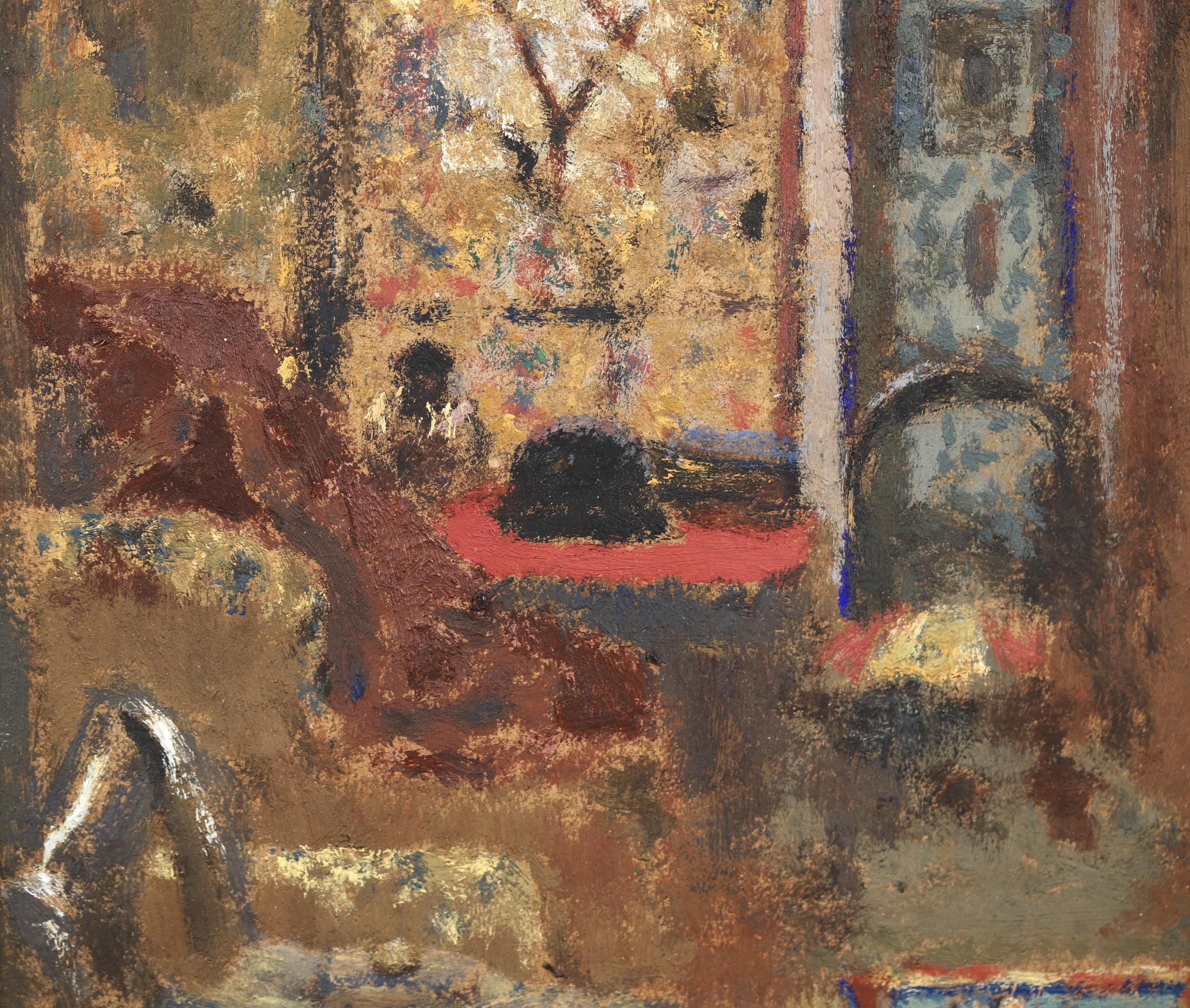 Interieur a la fenetre ouverte - Postimpressionistisches Ölgemälde von Edouard Vuillard im Angebot 4