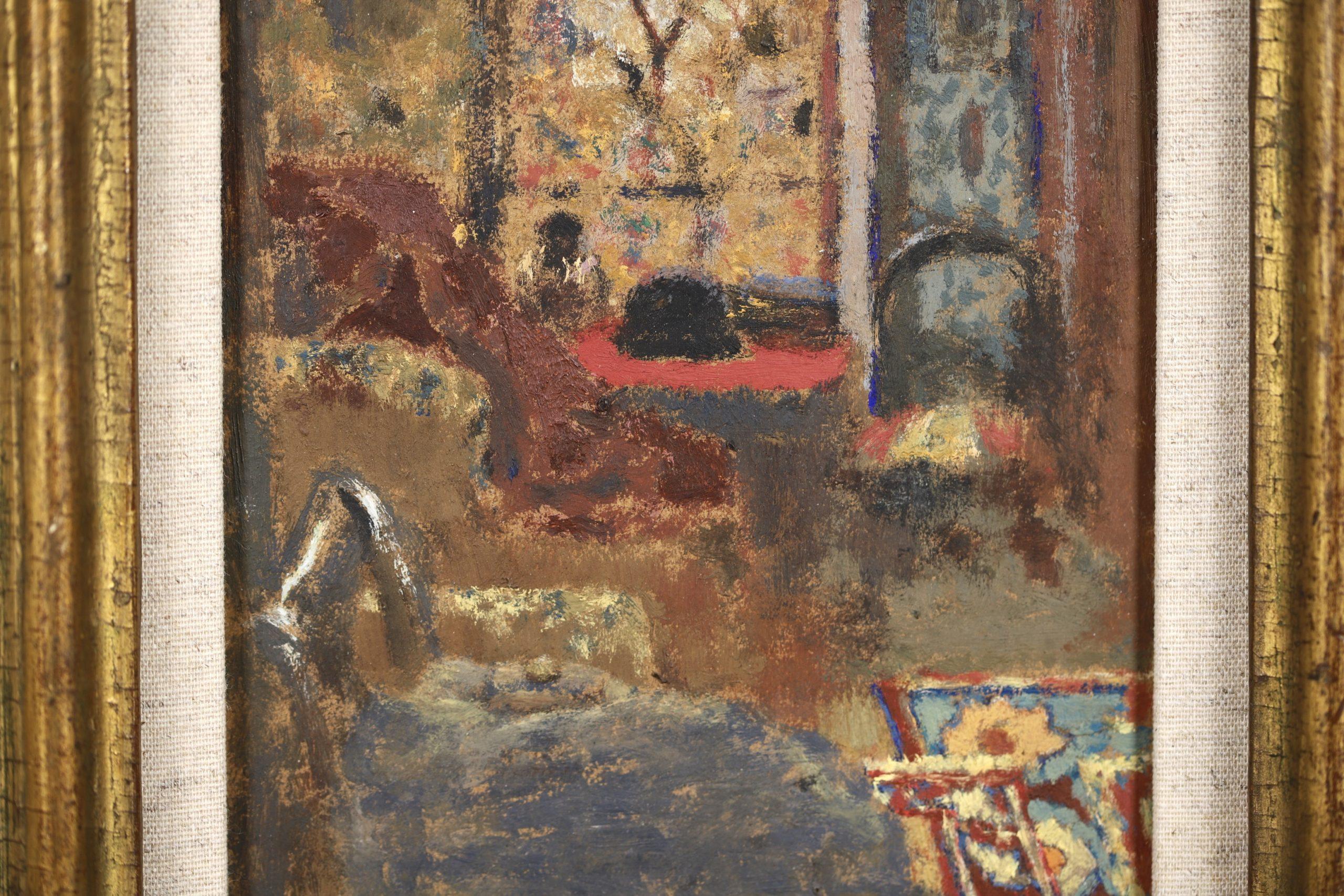 Interieur a la fenetre ouverte - Postimpressionistisches Ölgemälde von Edouard Vuillard im Angebot 5
