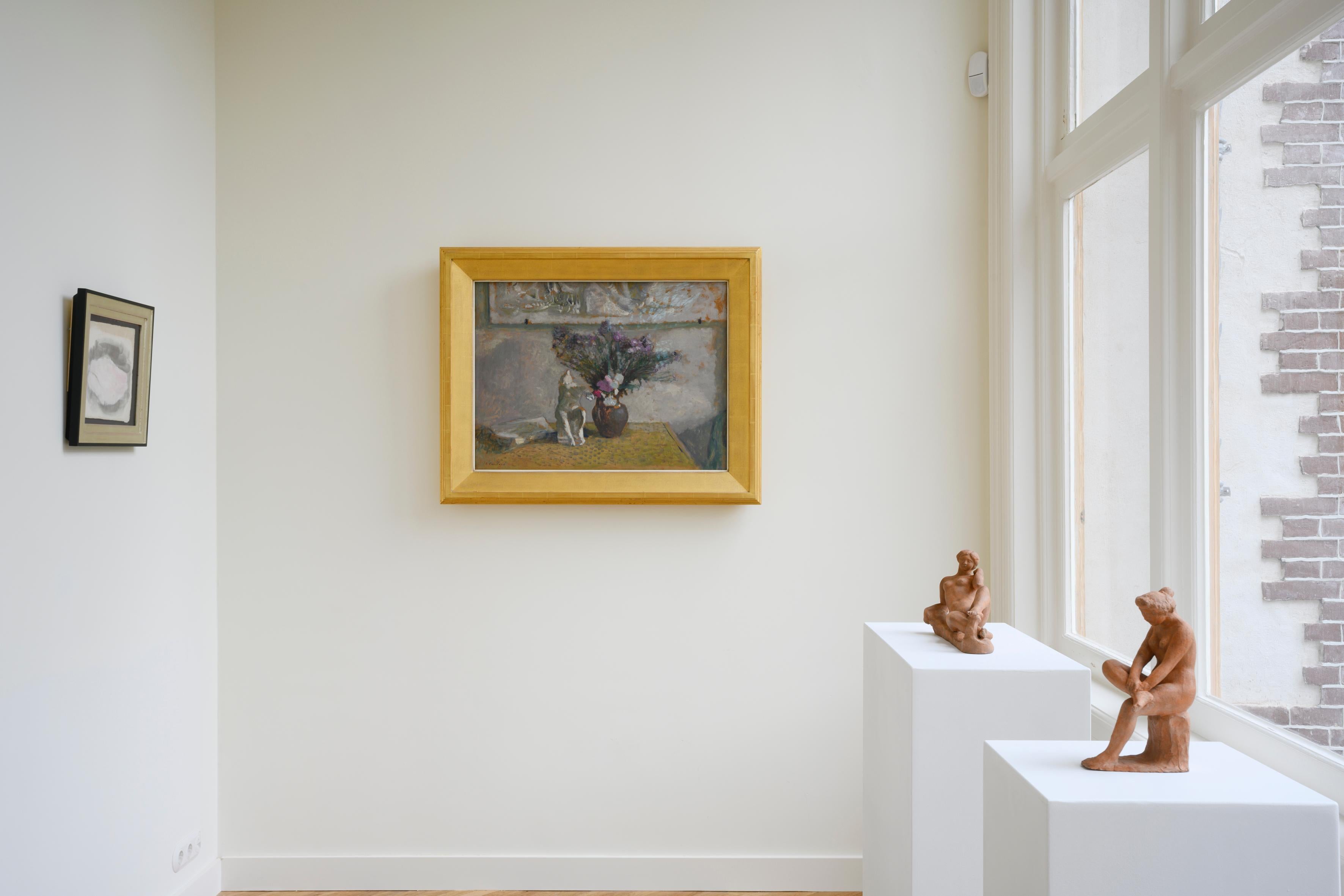 Nature Morte avec Leda, Édouard Vuillard (Impressionist Still Life Painting) For Sale 1