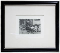 1930 Edouard Vuillard "Interieur auf dem Sofa oder am Abend (Interieur auf dem Sofa oder am Abend)
