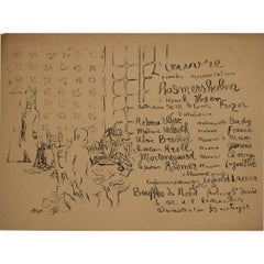 Édouard Vuillard illustriertes Originalprogramm für das Théâtre de l'Œuvre
