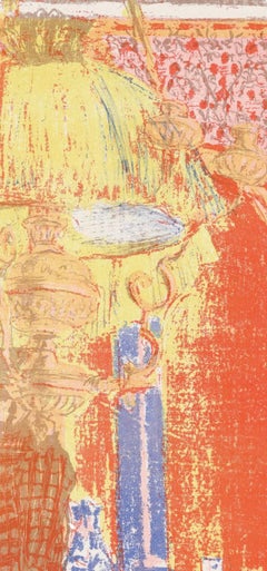 Jean-Edouard Vuillard, Intérieur avec tentures roses II, 1948 (d'après)