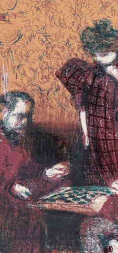 Jean-Edouard Vuillard, The Game of Checkers, 1948 (after)