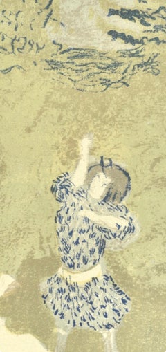 Jean-Edouard Vuillard, Das kleine Mädchen am Steuer, 1948 (nach)