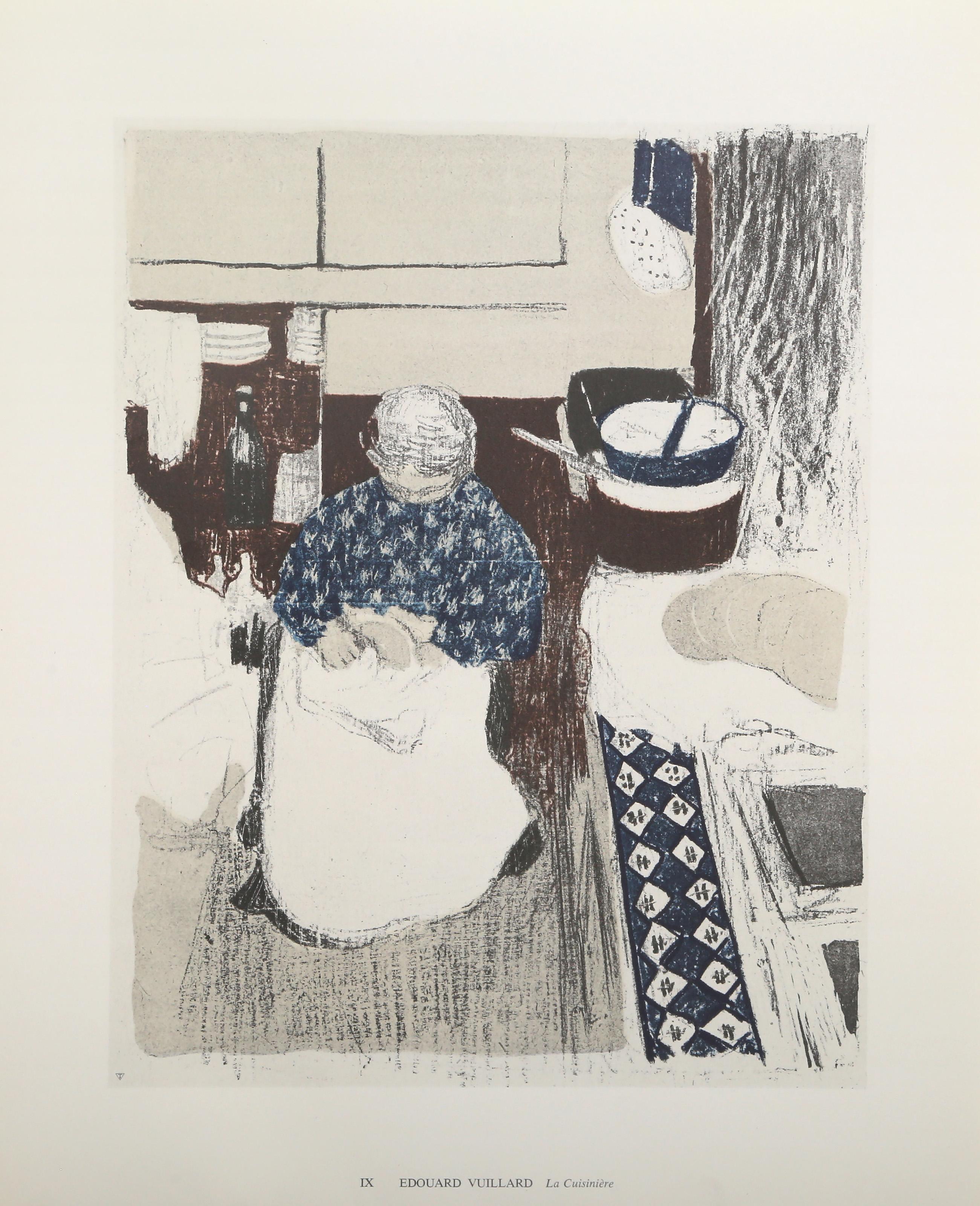 La Cuisniere, Modern Collotype after Edouard Vuillard For Sale 3