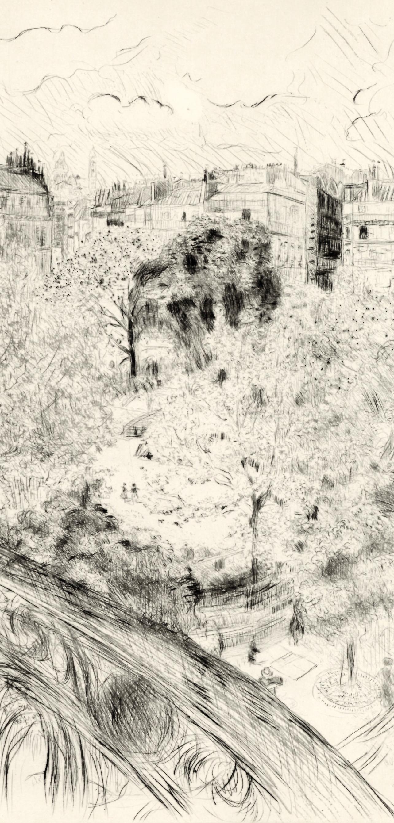 Le Square Vintimille, A La gloire à Paris, Édouard Vuillard - Modern Print by Edouard Vuillard