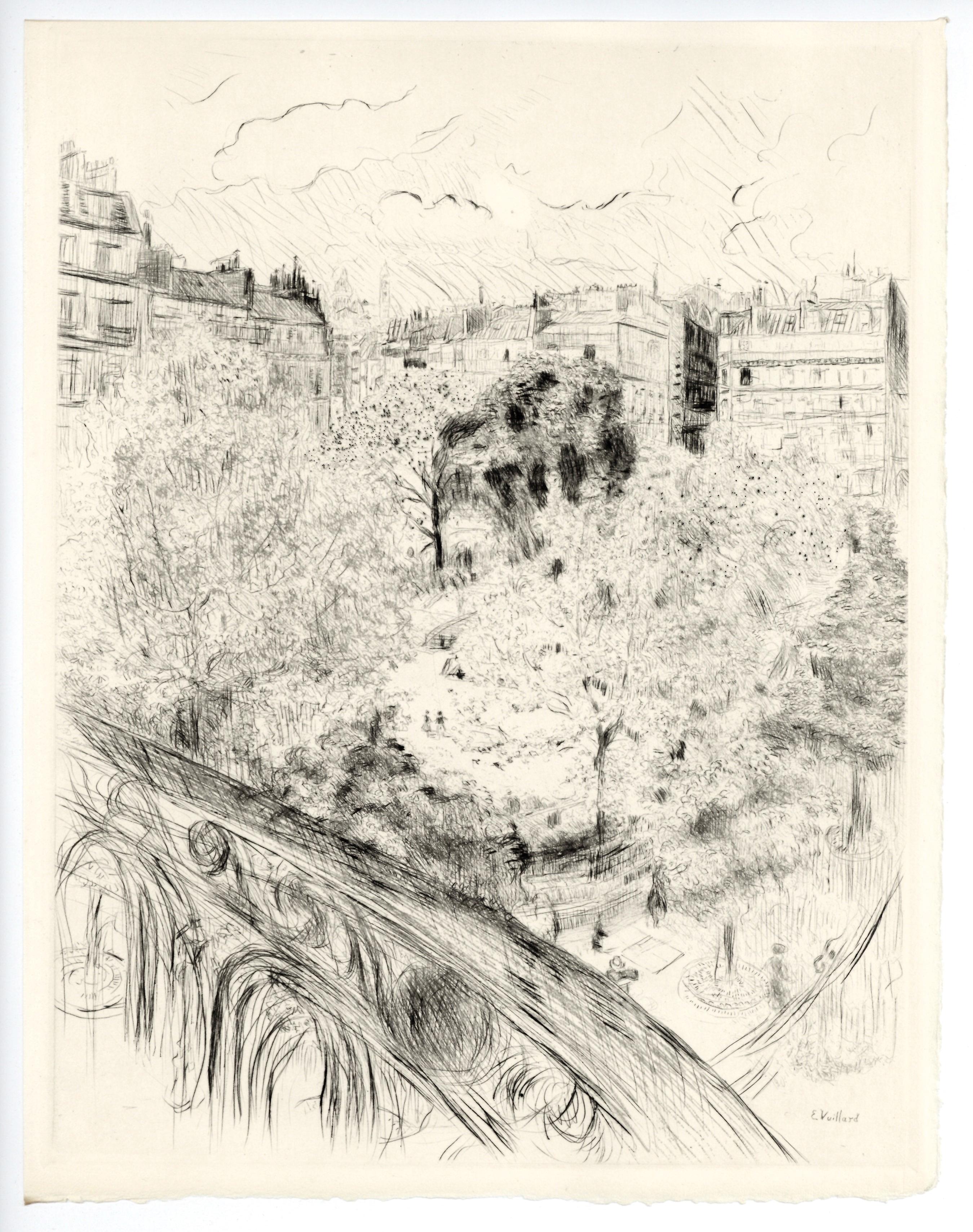 Le Square Vintimille, A La gloire à Paris, Édouard Vuillard For Sale 4