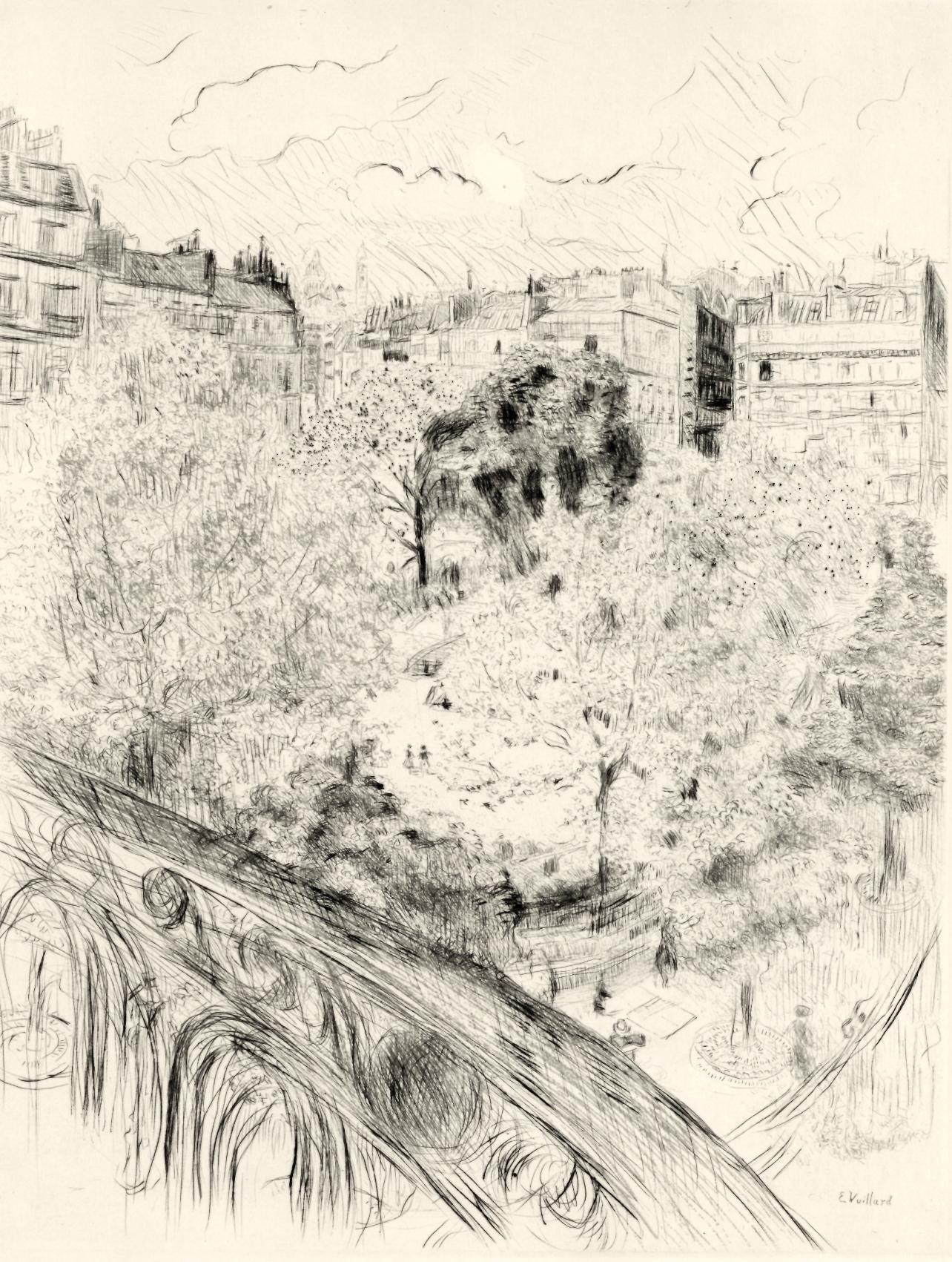 Le Square Vintimille, A La gloire à Paris, Édouard Vuillard