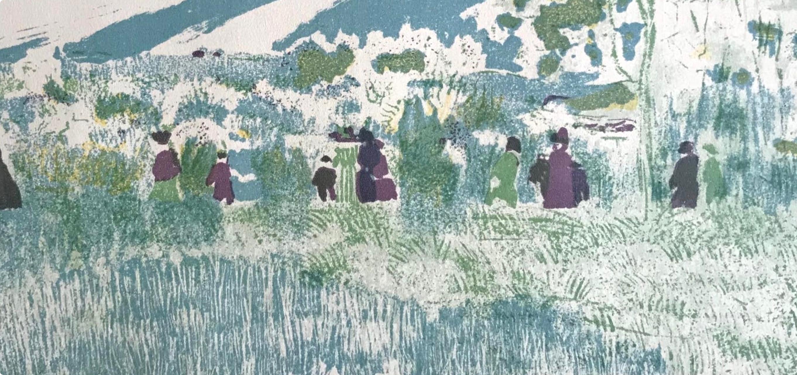 Vuillard, A travers champs, L'œuvre gravé de Vuillard (d'après) - Print de Edouard Vuillard
