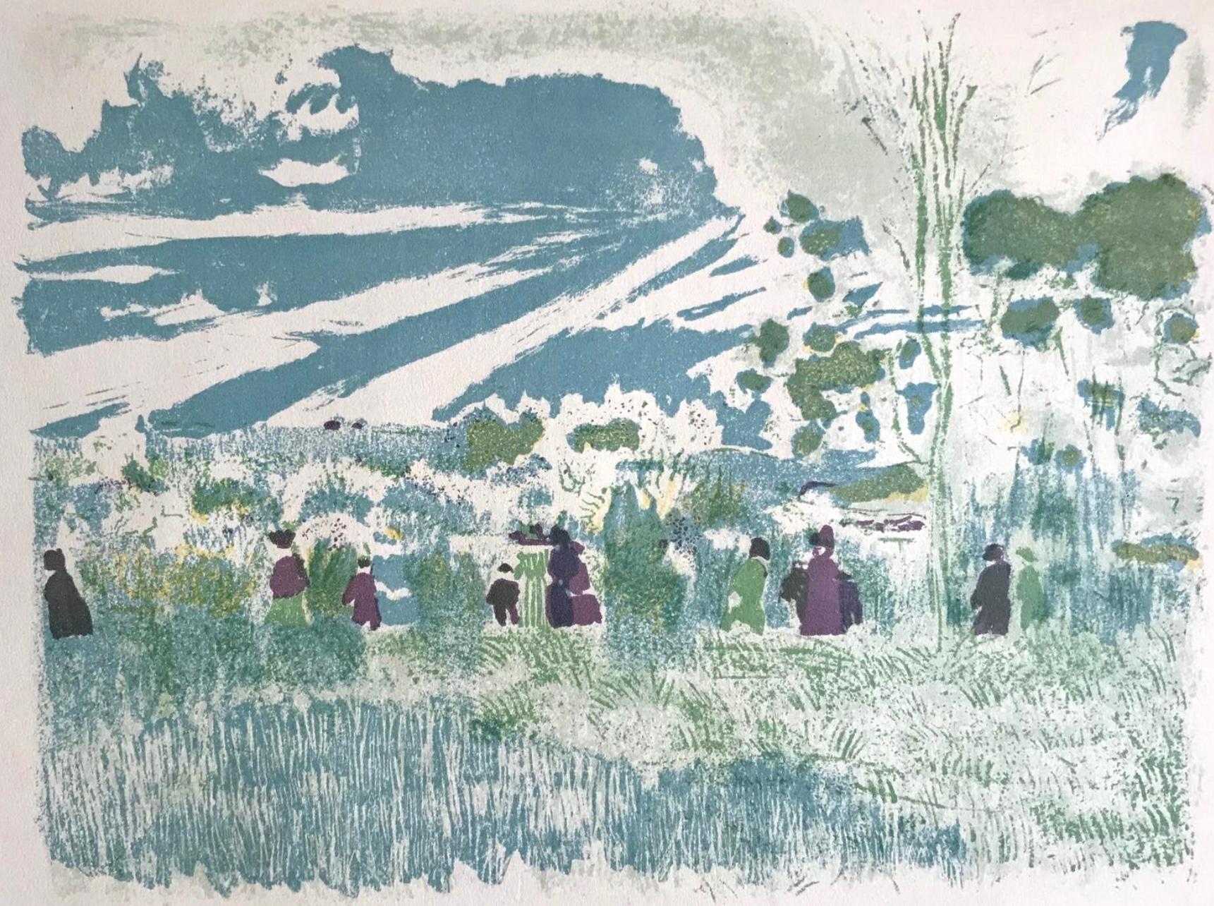 Landscape Print Edouard Vuillard - Vuillard, A travers champs, L'œuvre gravé de Vuillard (d'après)