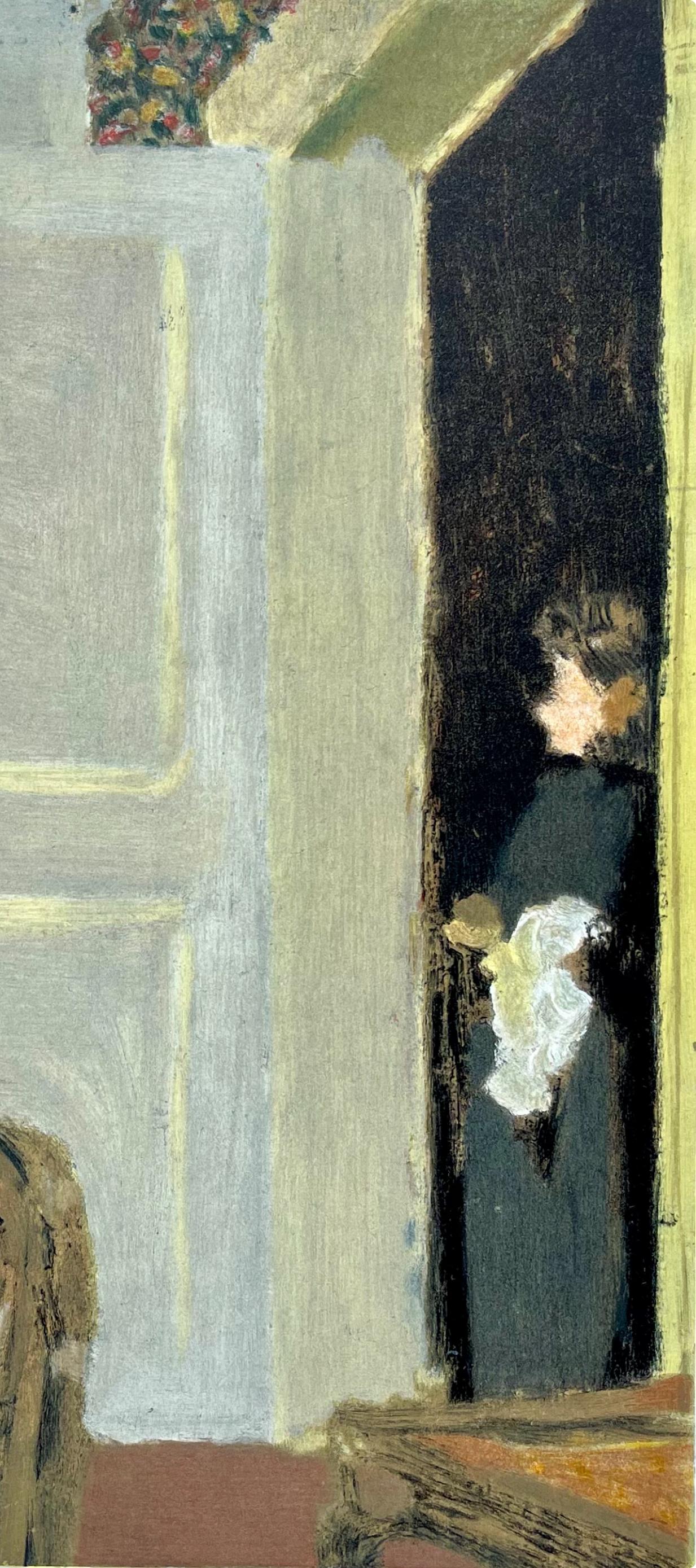Vuillard, Composition, Derrière le miroir (d'après) - Print de Edouard Vuillard