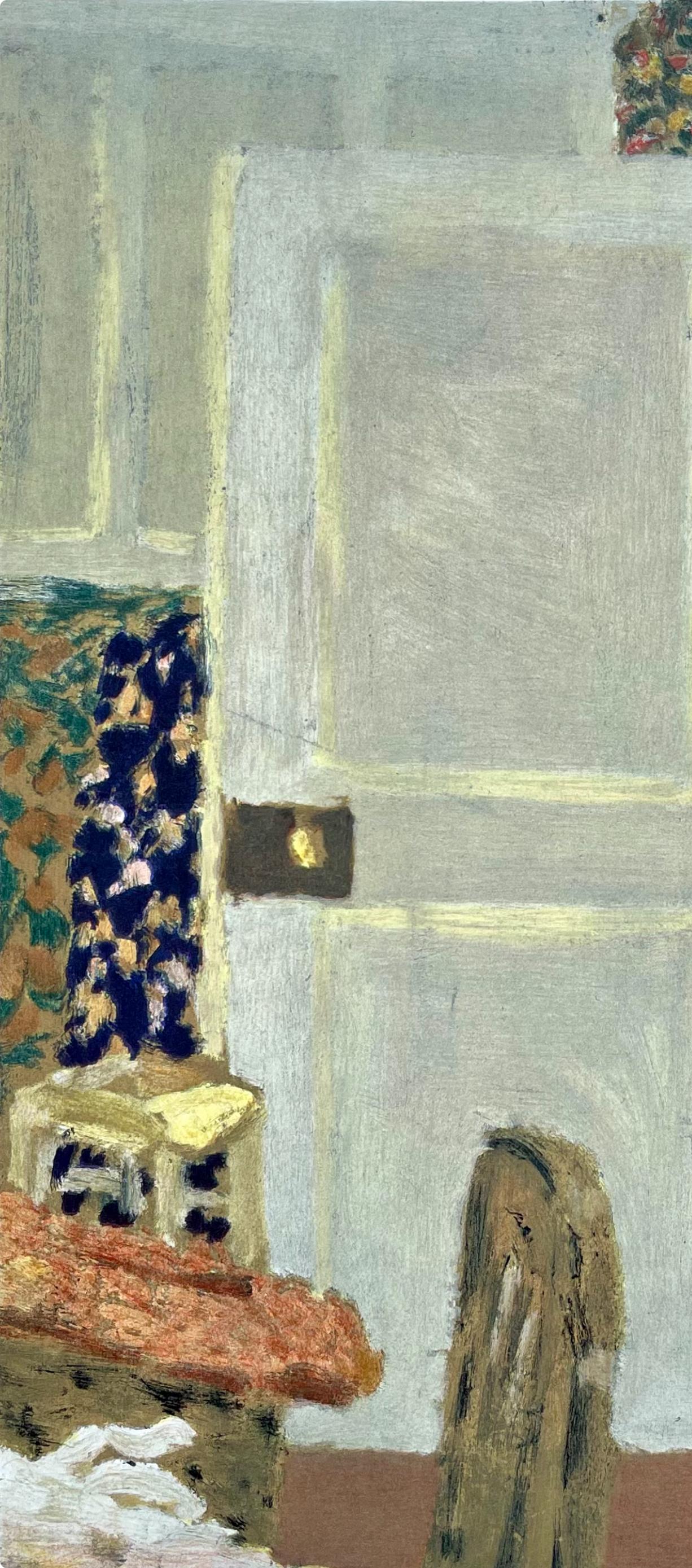 Vuillard, Composition, Derrière le miroir (d'après) - Post-impressionnisme Print par Edouard Vuillard