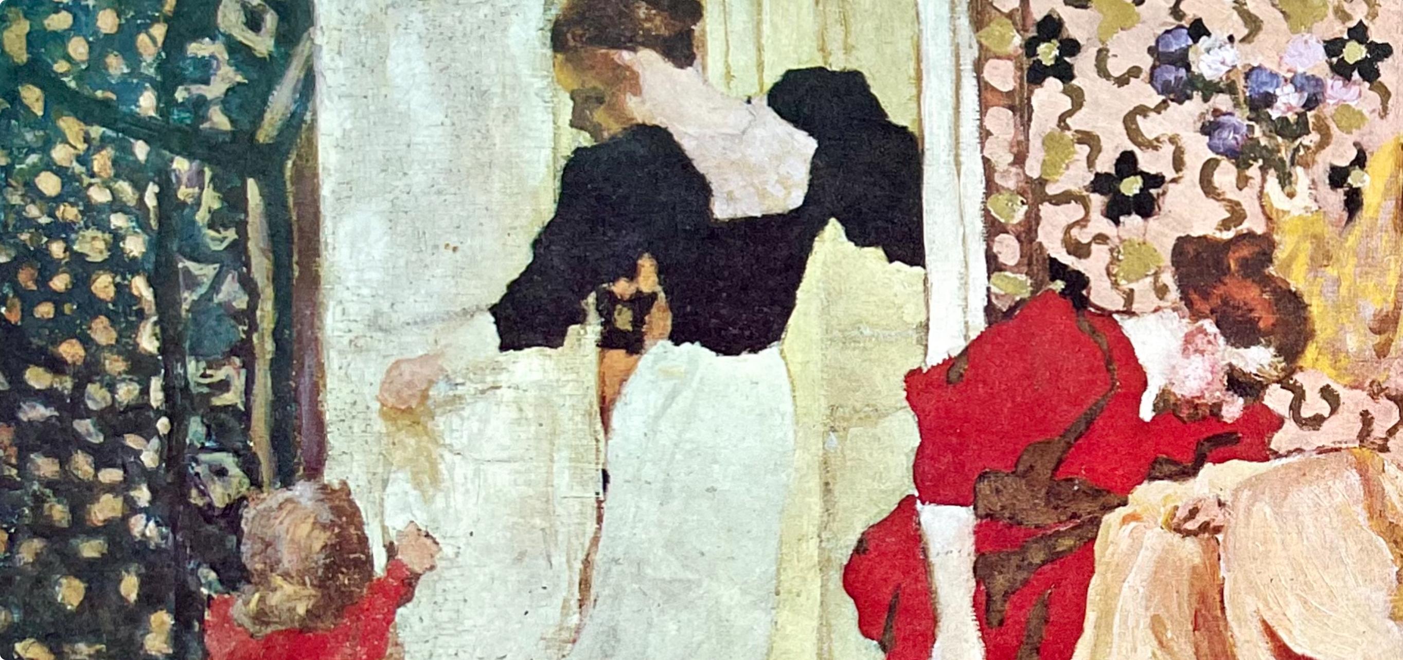 Vuillard, Composition, Derrière le miroir (d'après) en vente 1