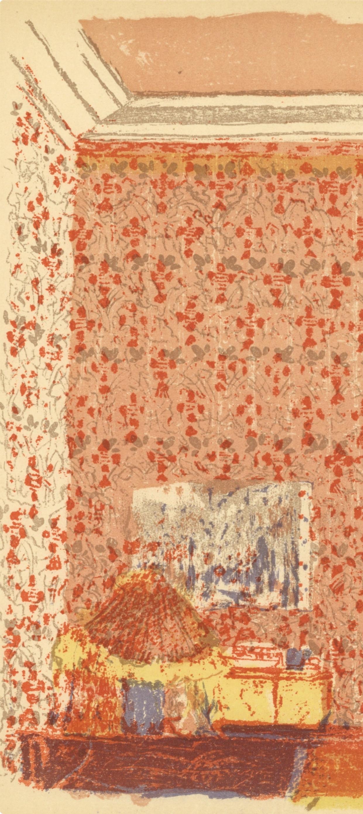 Vuillard, Intérieur aux tentures roses, L'œuvre gravé de Vuillard (d'après) - Post-impressionnisme Print par Edouard Vuillard