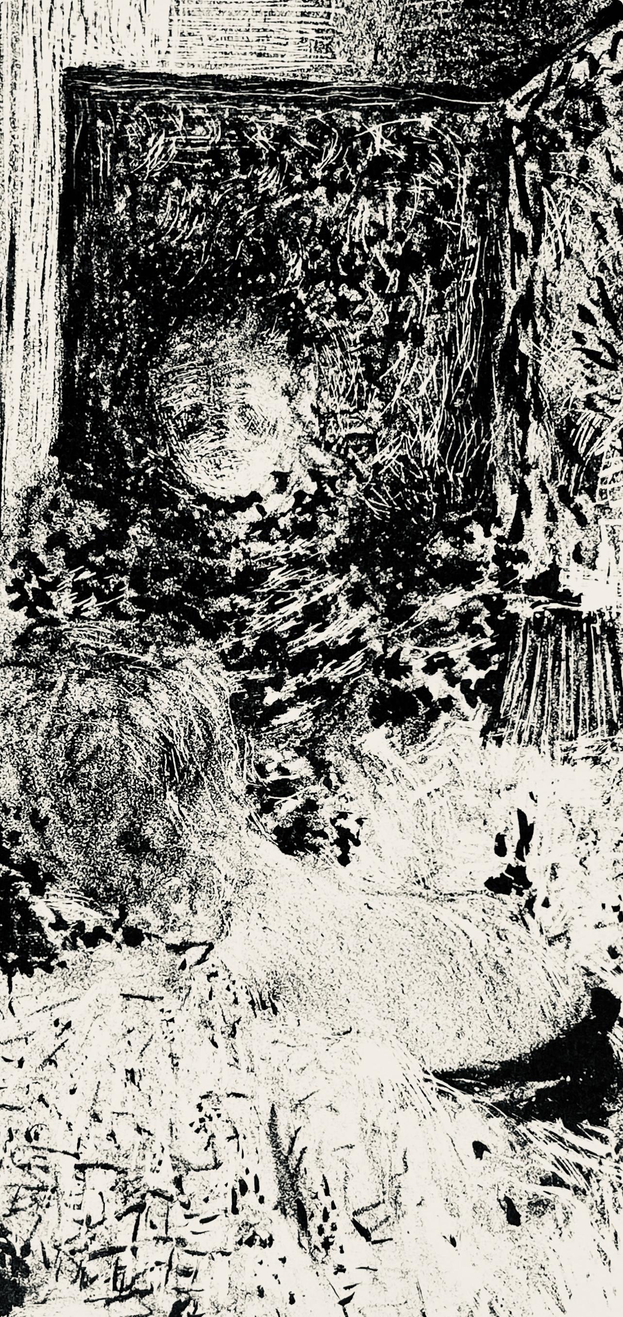 Vuillard, Intimite, Derrière le miroir (après) - Print de Edouard Vuillard