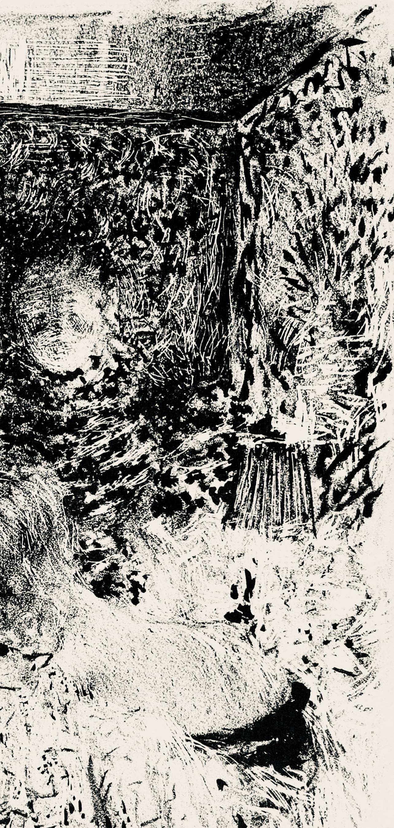 Vuillard, Intimite, Derrière le miroir (après) - Post-impressionnisme Print par Edouard Vuillard