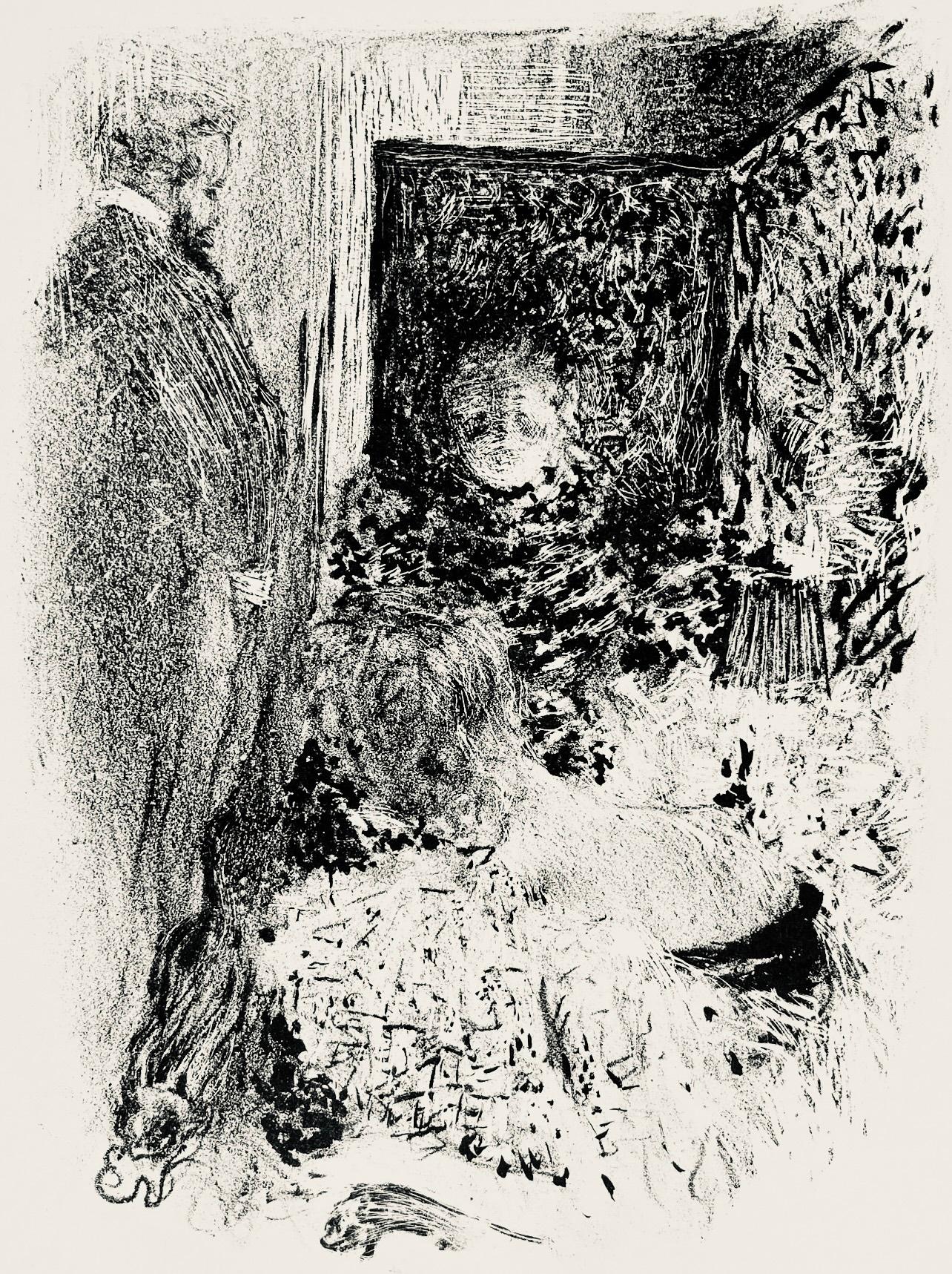 Landscape Print Edouard Vuillard - Vuillard, Intimite, Derrière le miroir (après)
