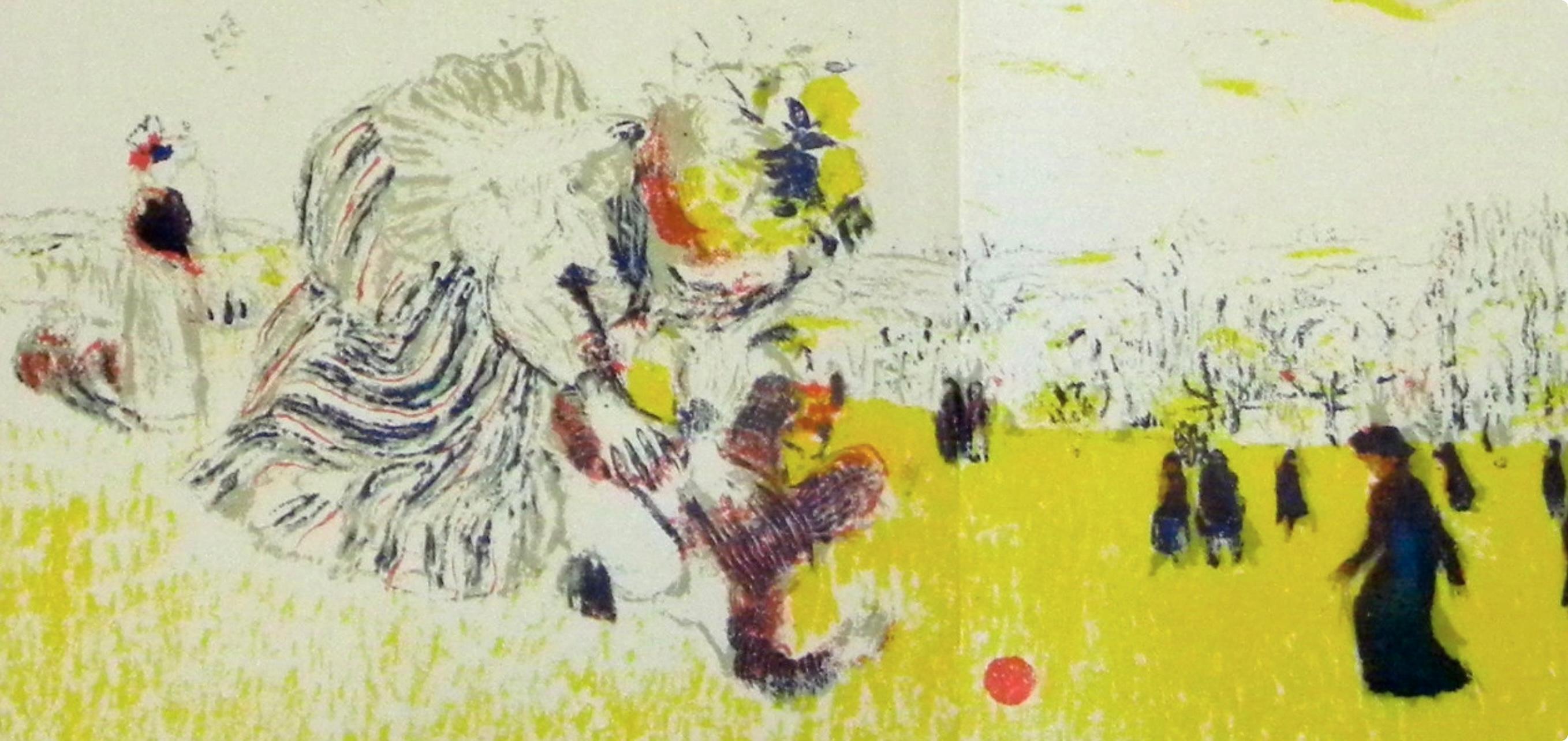 Vuillard, Jeux d'Enfants, L'œuvre gravé de Vuillard (nach) – Print von Edouard Vuillard