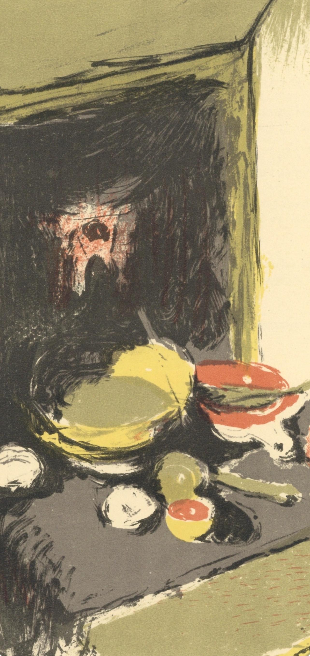Vuillard, L´Atre, L'œuvre gravé de Vuillard (after) - Beige Figurative Print by Edouard Vuillard