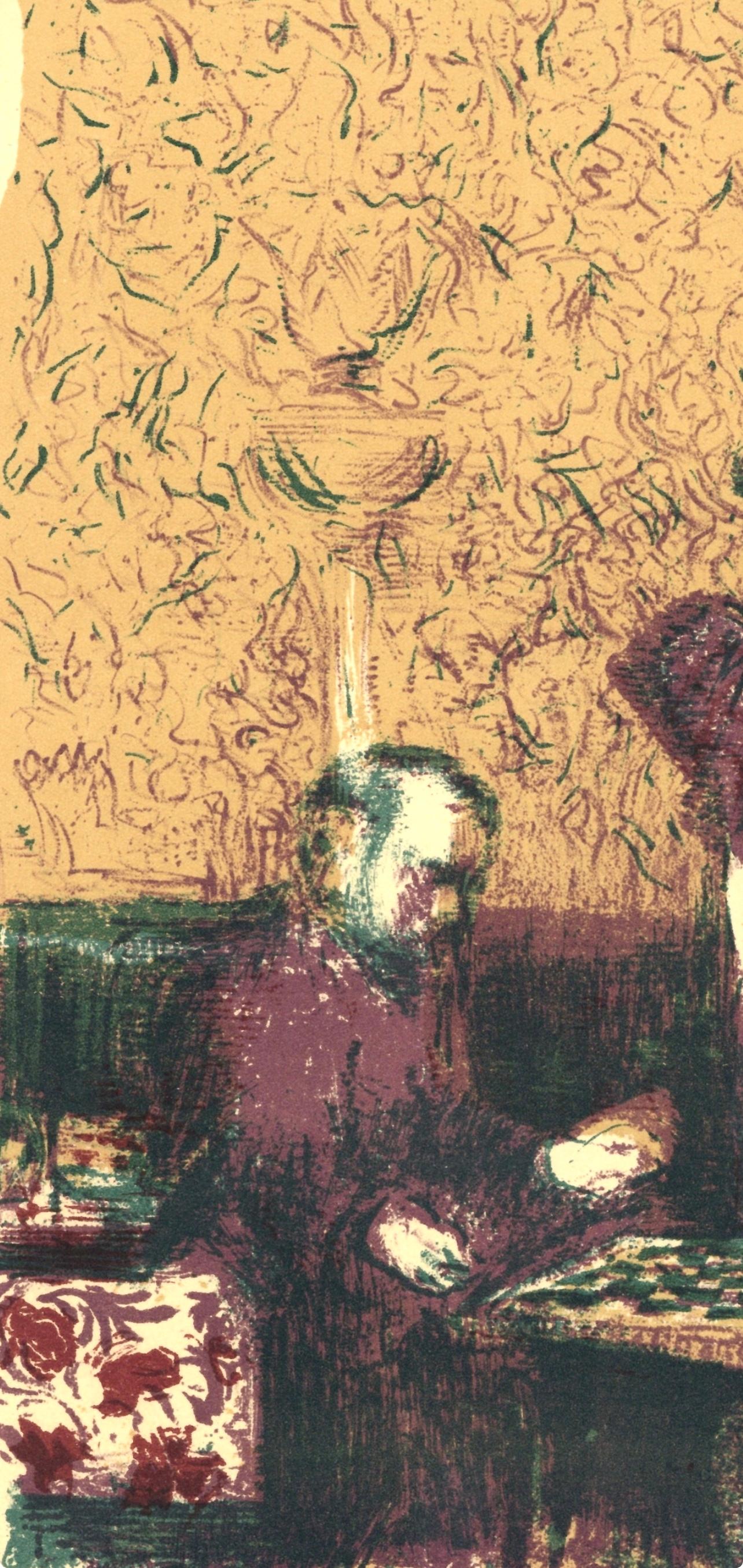 Vuillard, La Partie de dames, L'œuvre gravé de Vuillard (d'après) - Post-impressionnisme Print par Edouard Vuillard