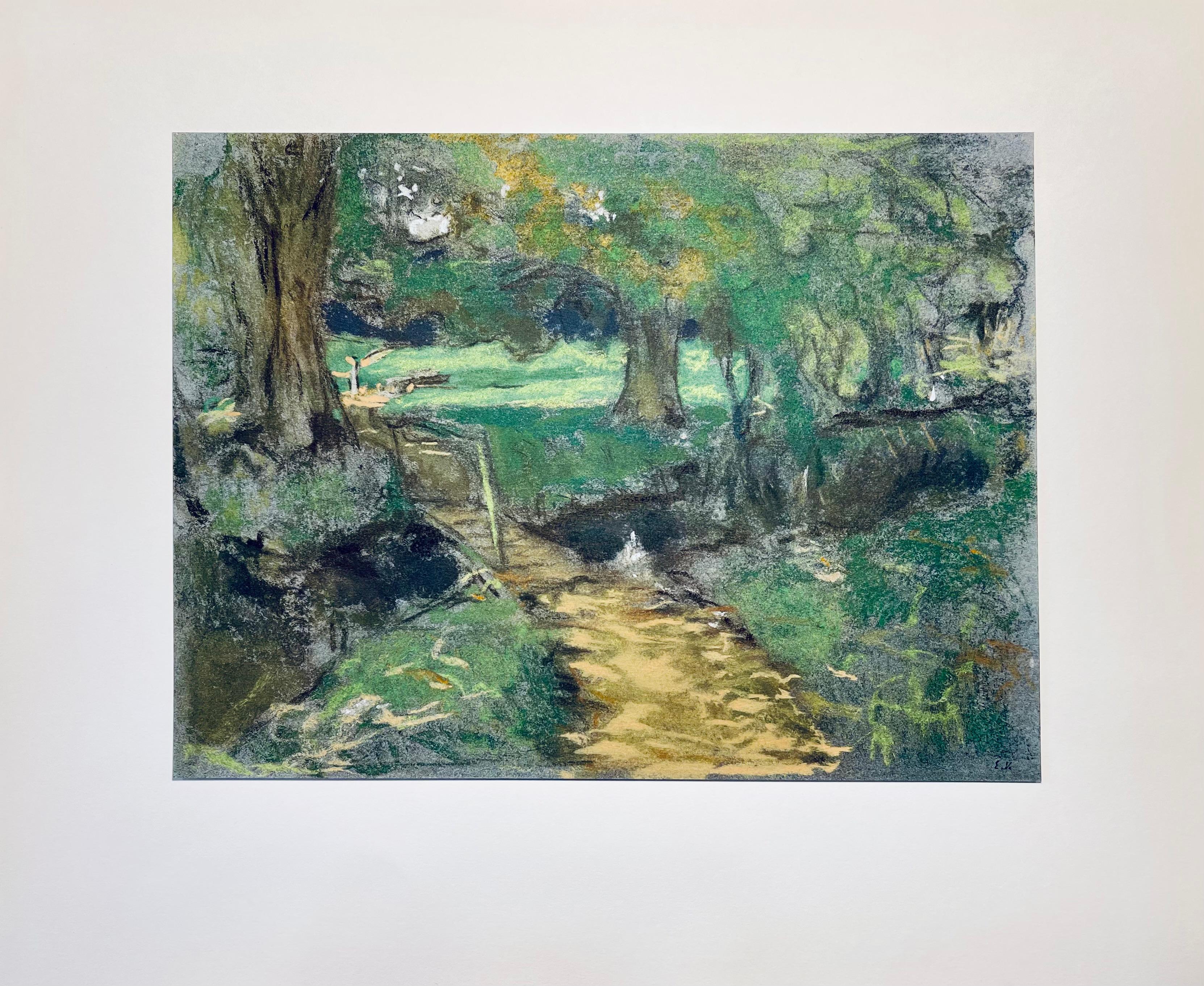 Vuillard, La Passerelle, Douze pastels (después de) en venta 1