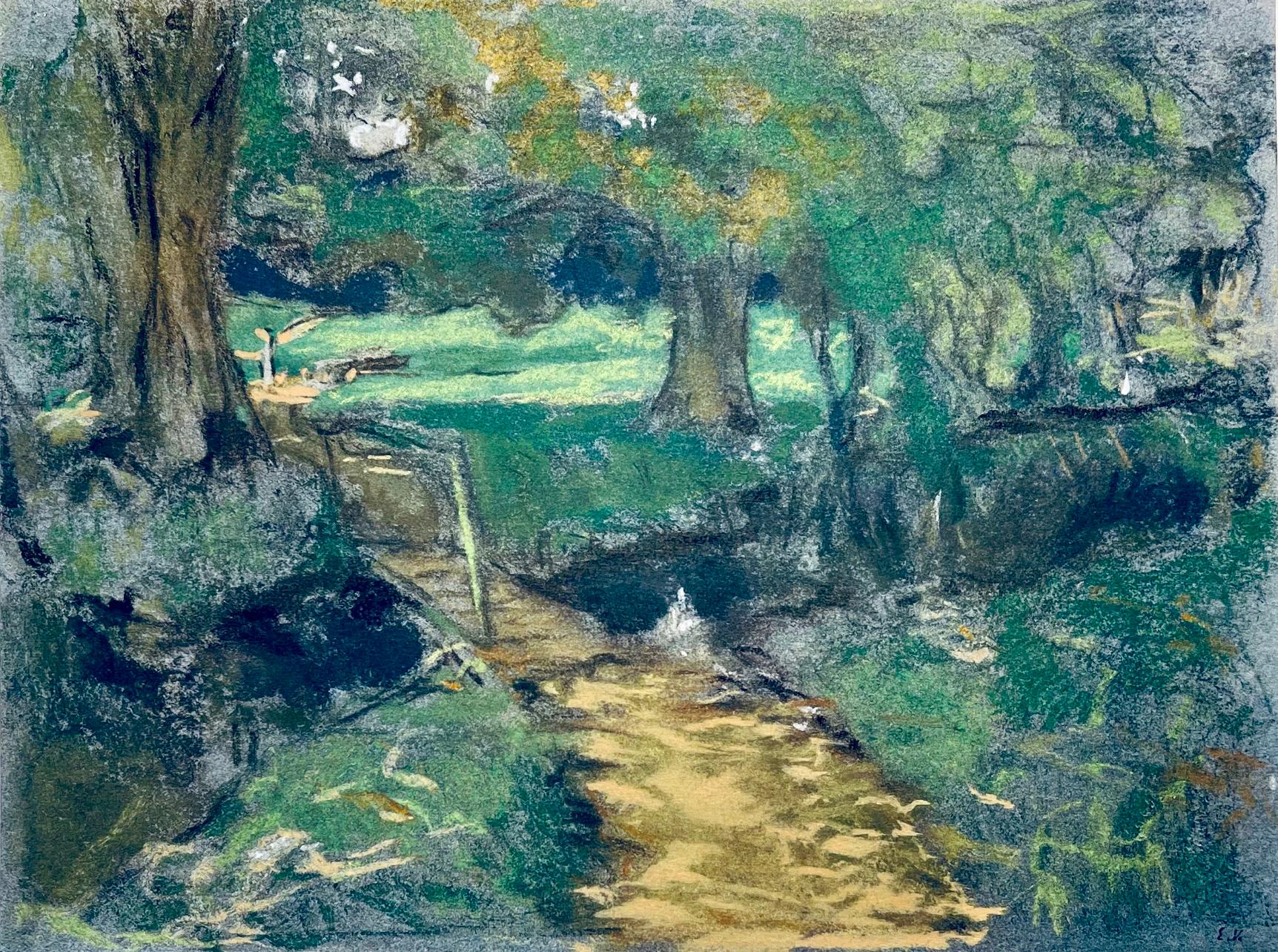 Vuillard, La Passerelle, Douze pastels (después de)