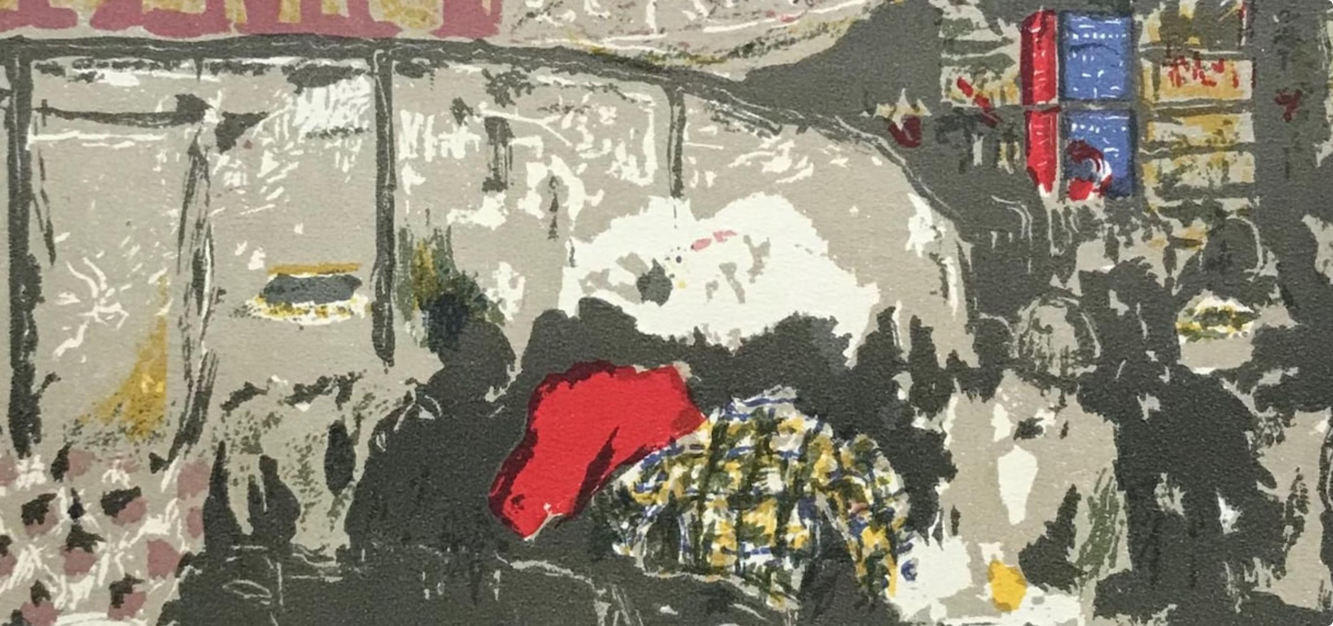 Vuillard, La Pâtisserie, L'œuvre gravé de Vuillard (after) - Gray Landscape Print by Edouard Vuillard