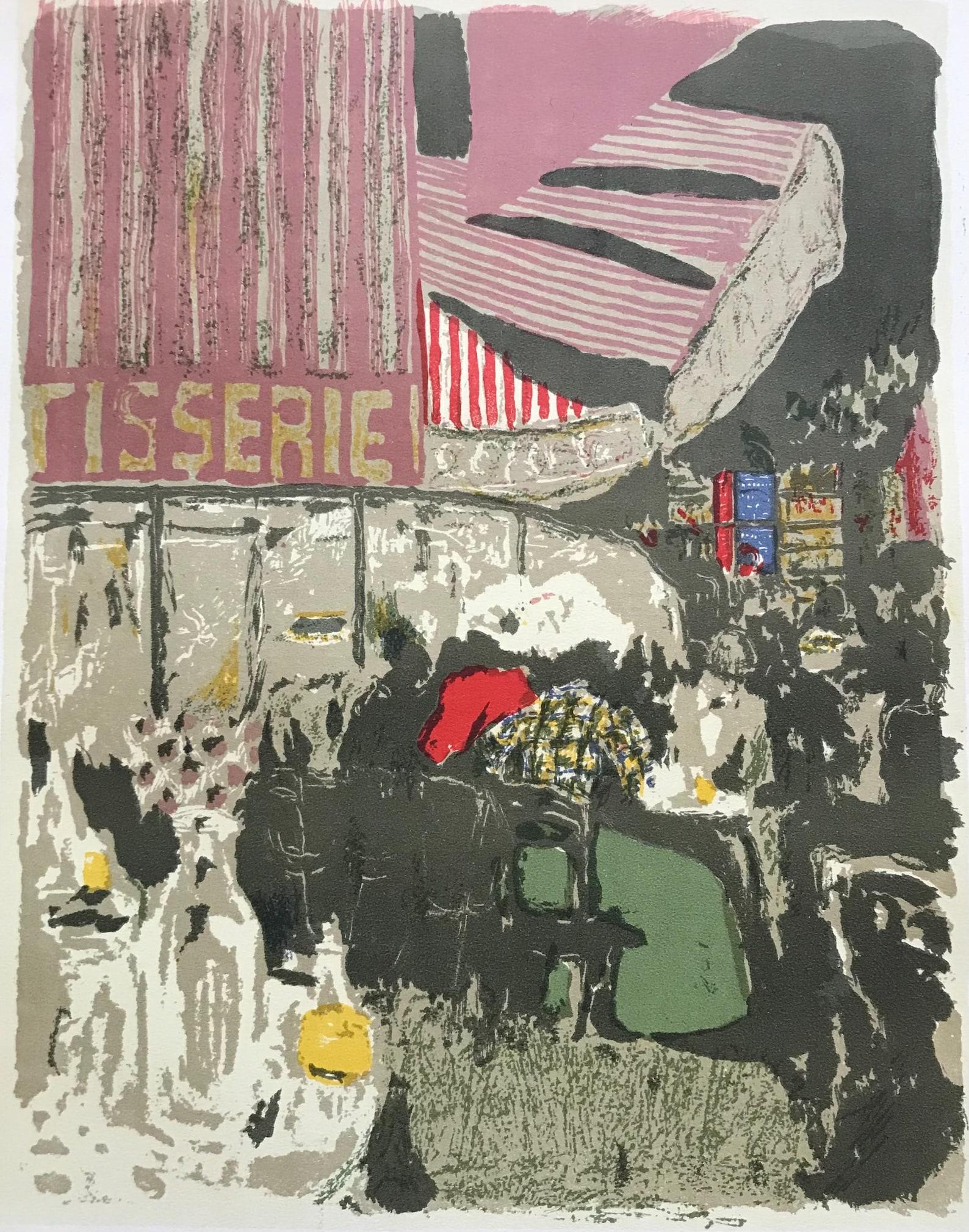 Medium: Lithograph on grand vélin Renage paper
Year: 1948
Paper Size: 12.375 x 9.5 inches; image size: 11.81 x 9.05 inches
Inscription: Unsigned and unnumbered, as issued
Notes: From the album, L'œuvre gravé de Vuillard, 1948. Published by Éditions