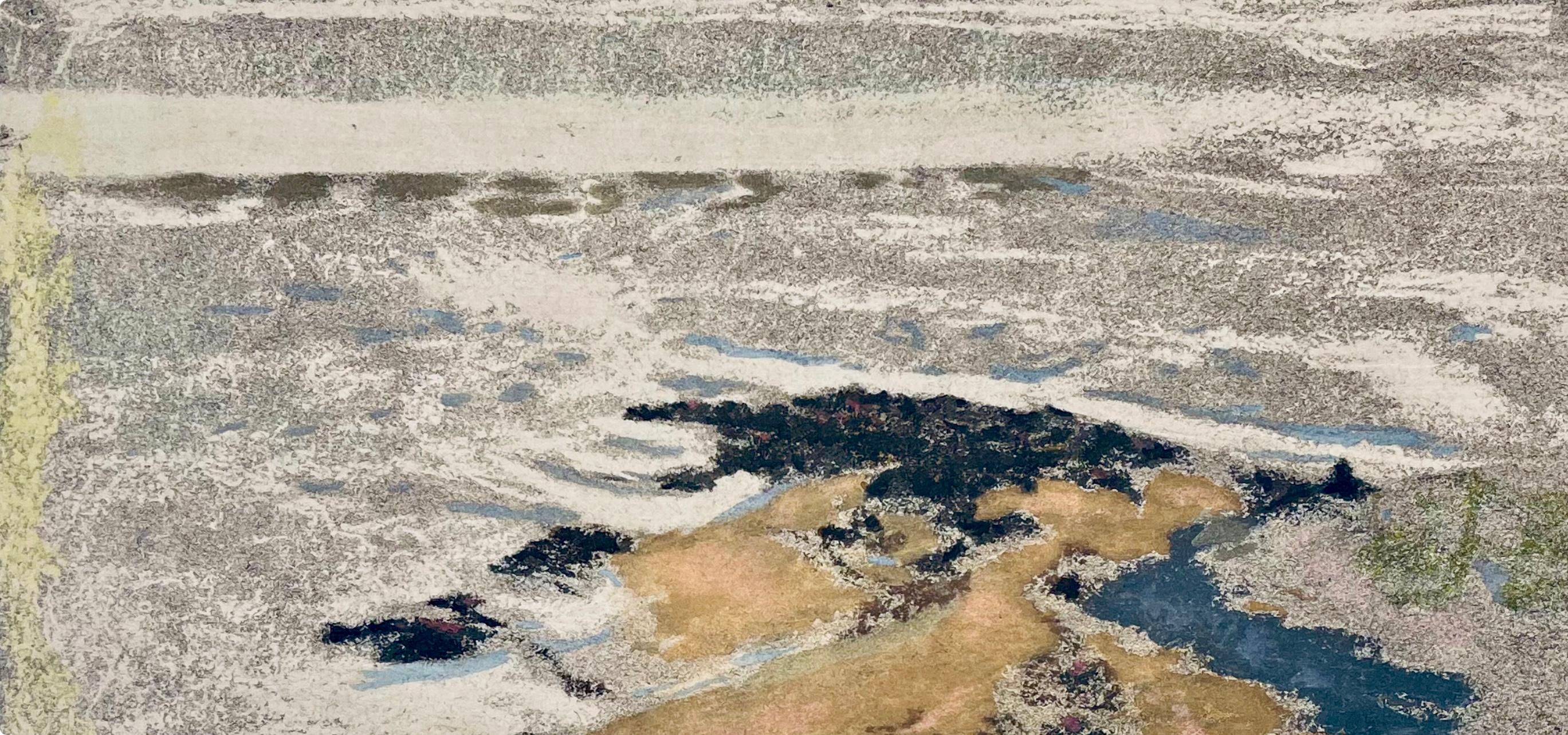 Vuillard, La Vague, Douze pastels (dopo) - Print Postimpressionismo di Edouard Vuillard