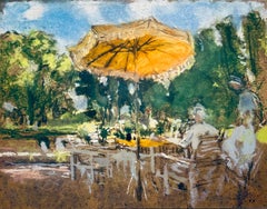 Vuillard, Le Parasol Orange, Douze pastels (after)