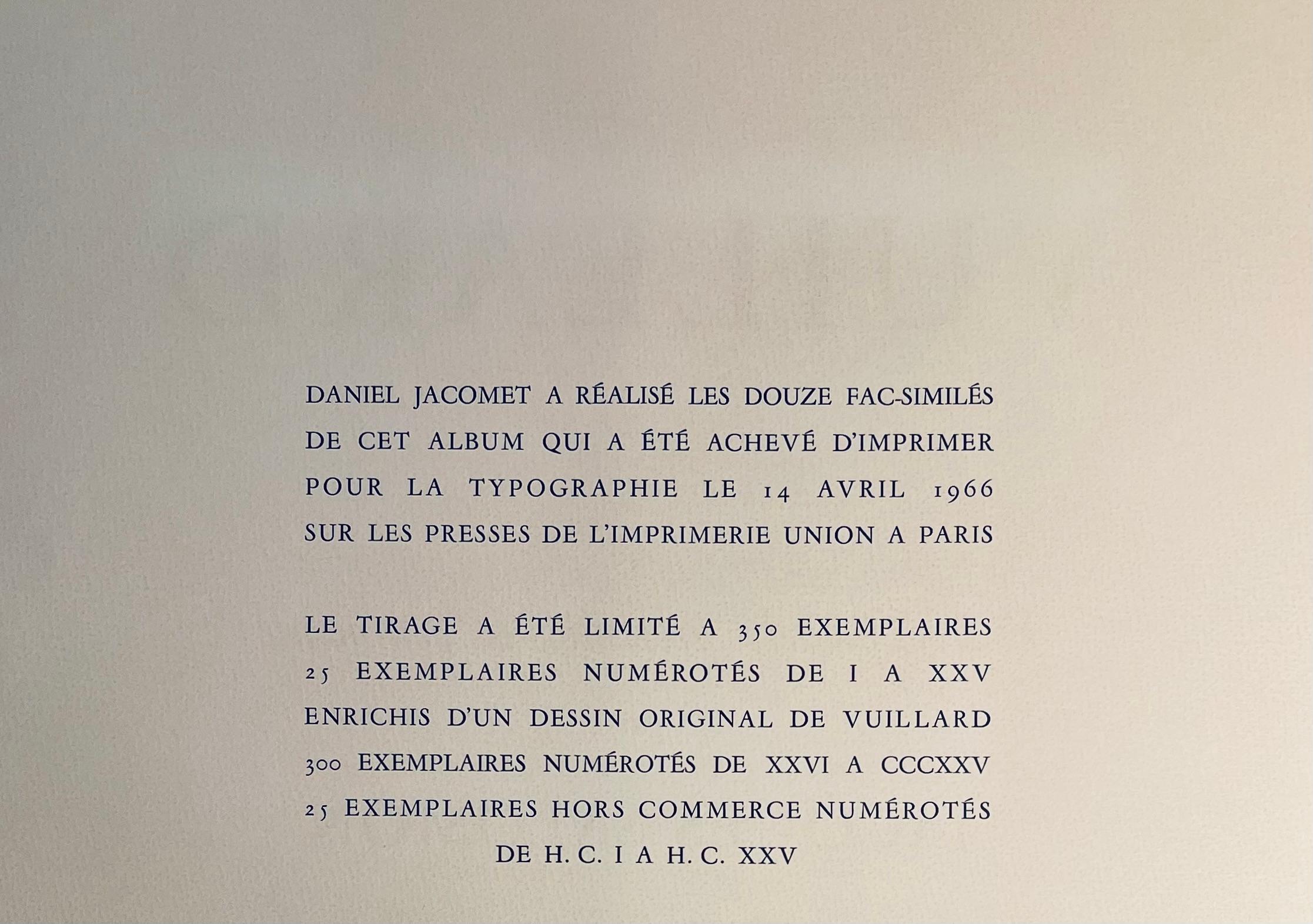 Vuillard, Les Sapins, Douze pastels (después de) en venta 4