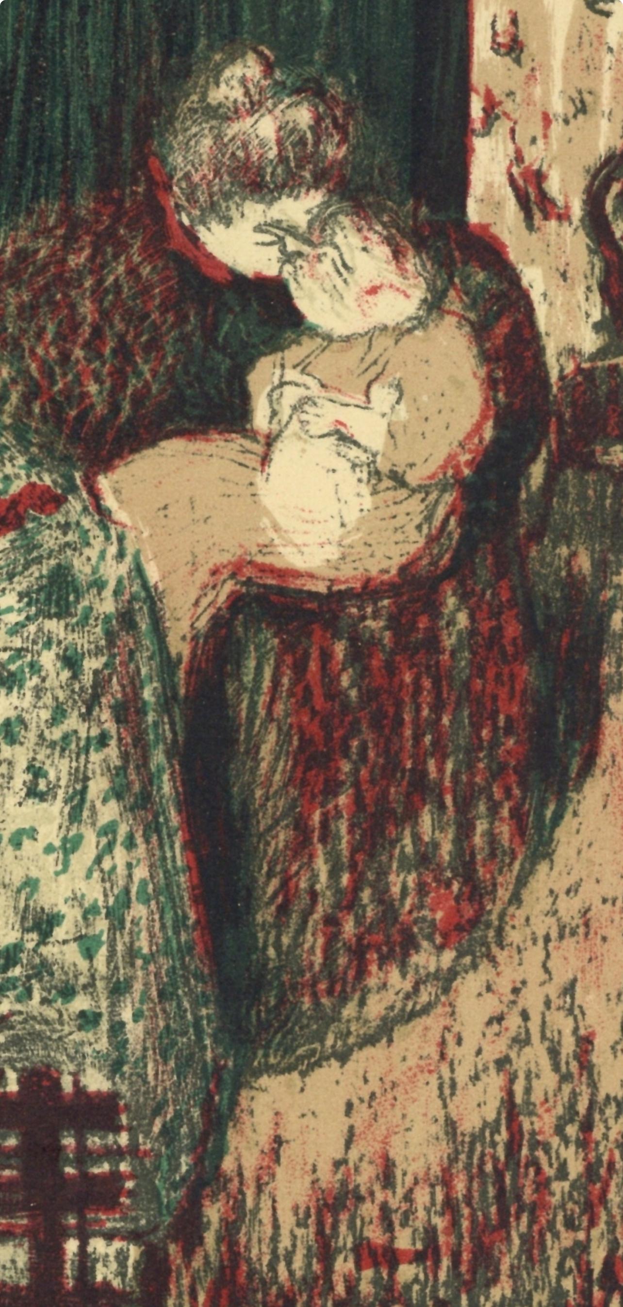 Vuillard, Maternité, L'œuvre gravé de Vuillard (after) - Black Figurative Print by Edouard Vuillard