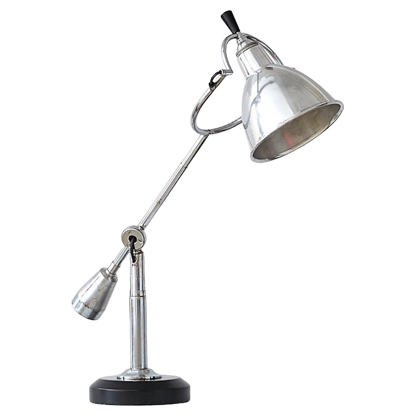 Lampe de table articulée Édouard-Wilfred Bouquet, modèle EB 28, c. 1927 en vente