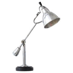 Vintage Édouard-Wilfred Bouquet articulated table lamp, model EB 28, c. 1927