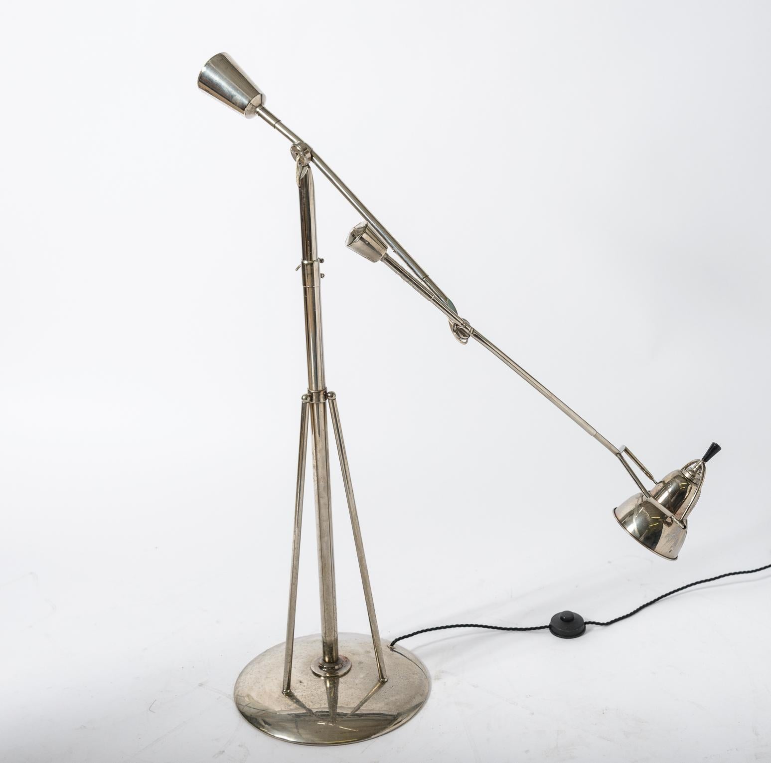Edouard Wilfred Buquet Pivoting Floor Lamp.
A seldom seen design
Beautiful original surface
