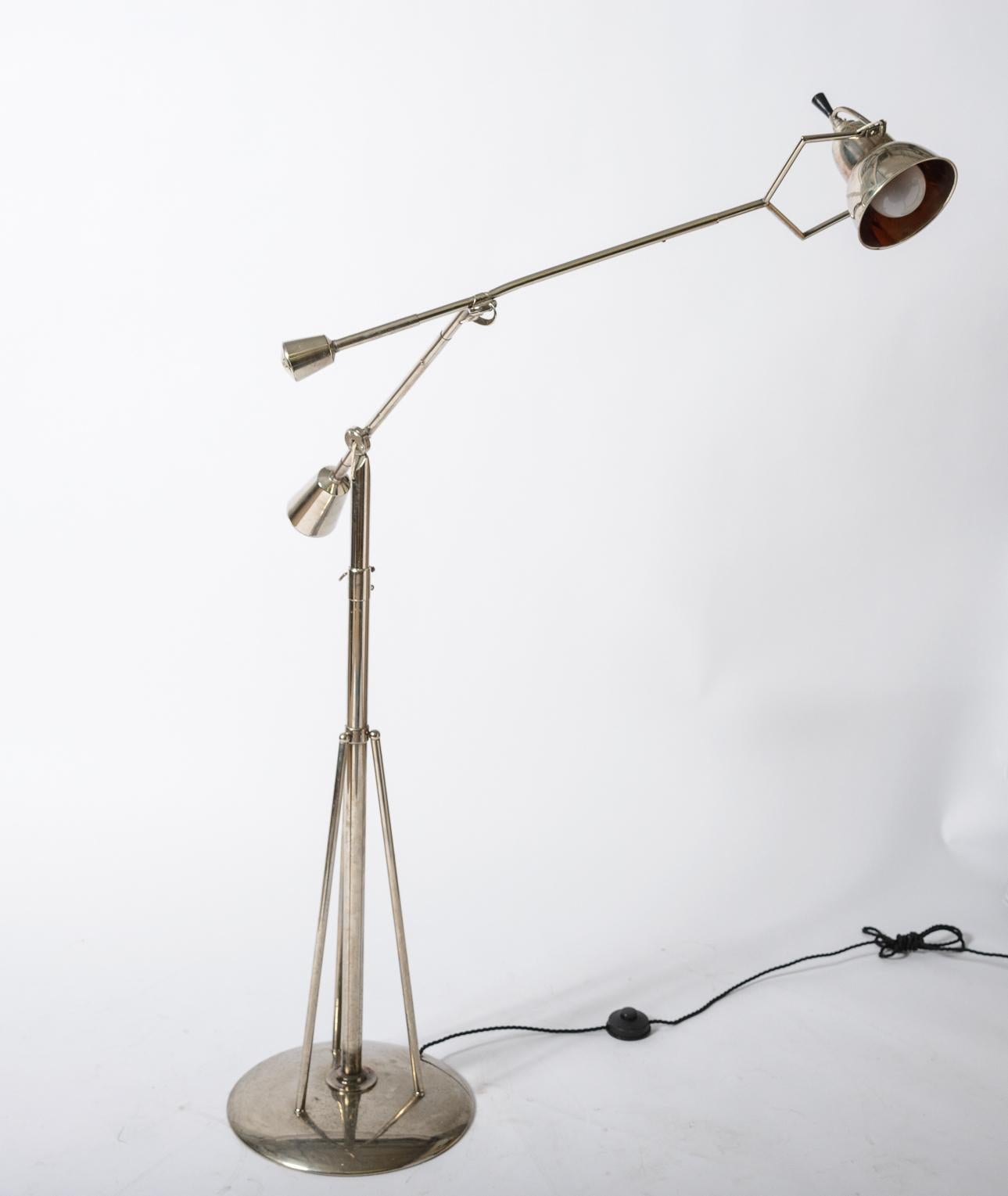 French Edouard Wilfred Buquet Floor Lamp For Sale