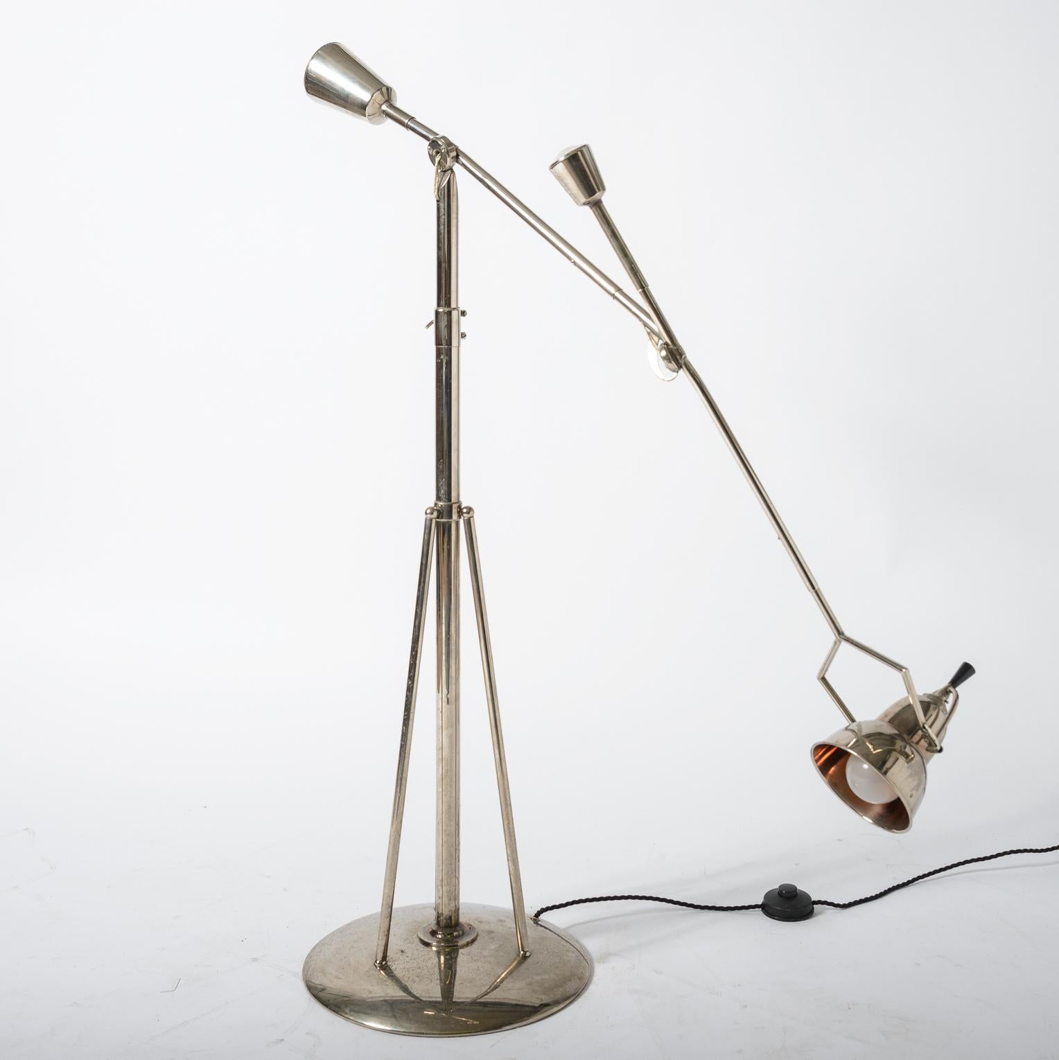 Edouard Wilfred Buquet Floor Lamp In Good Condition For Sale In West Palm Beach, FL