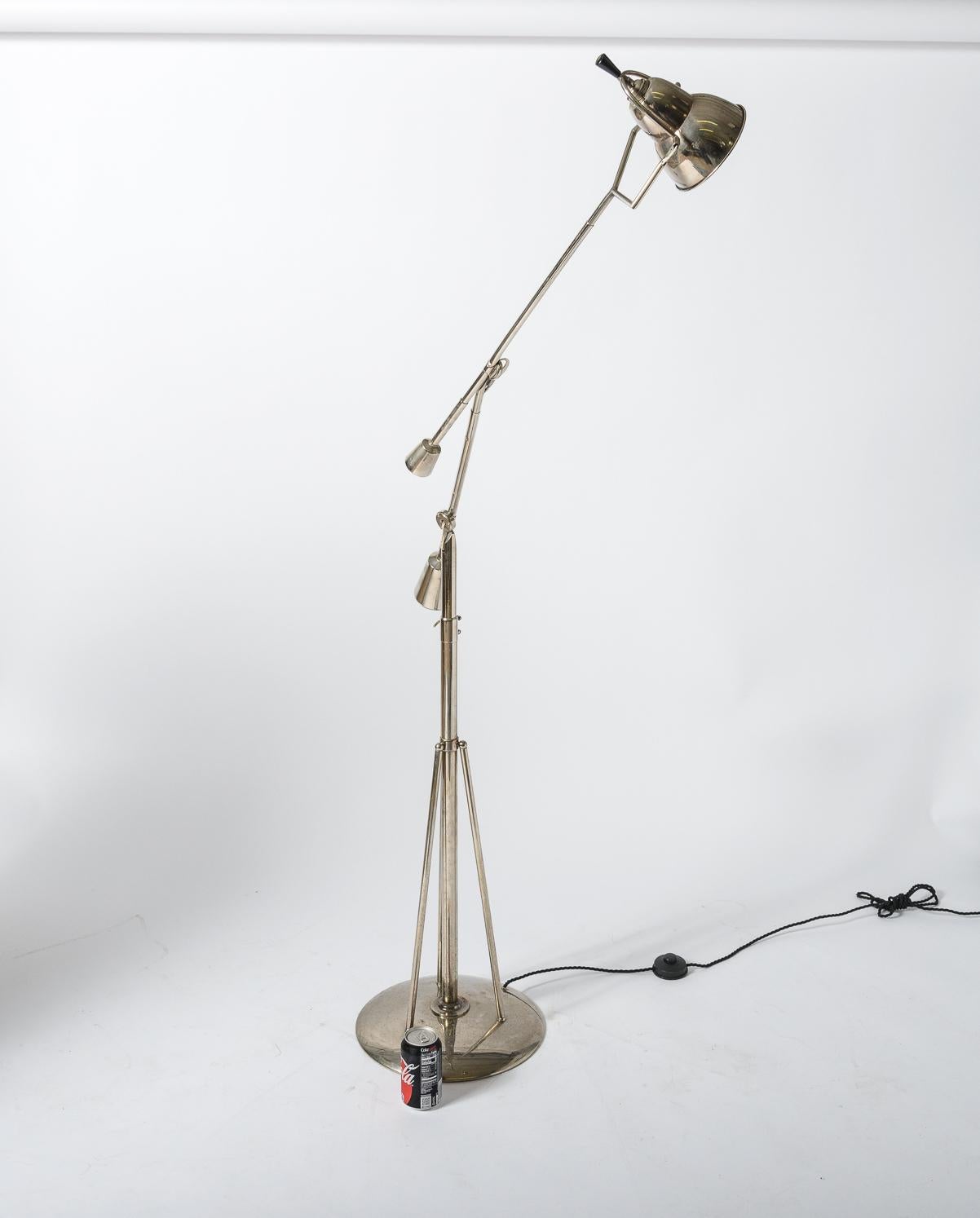 Mid-20th Century Edouard Wilfred Buquet Floor Lamp For Sale
