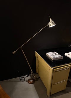 Édouard-Wilfred Buquet Floor Lamp with double pendulum model