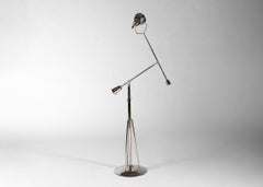 Édouard-Wilfrid Buquet, EB 27 STL, Adjustable Floor Lamp, France, c 1927 / 1990