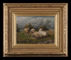 Antique Sheep with their Lamb