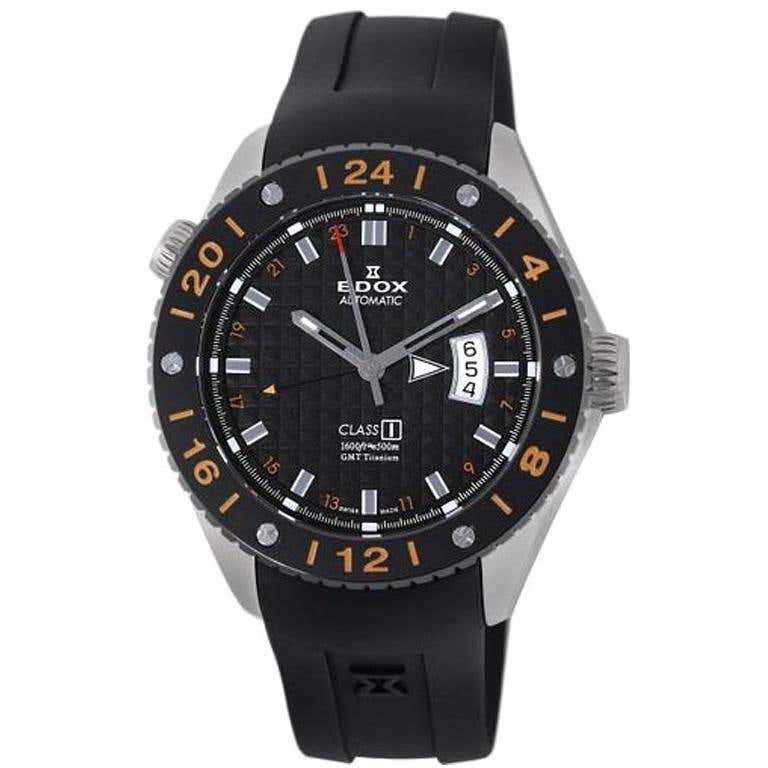 Edox Class-1 GMT Automatic Titanium, 93002 TIN NIN For Sale at 1stDibs