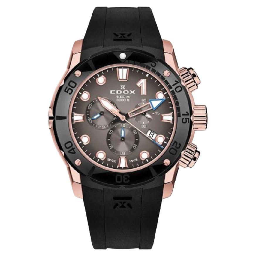 Edox Co-1 Montre chronographe pour homme 10242TINRCABRDR en vente