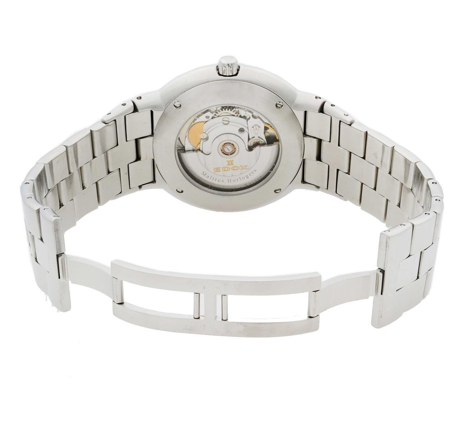 edox day date automatic